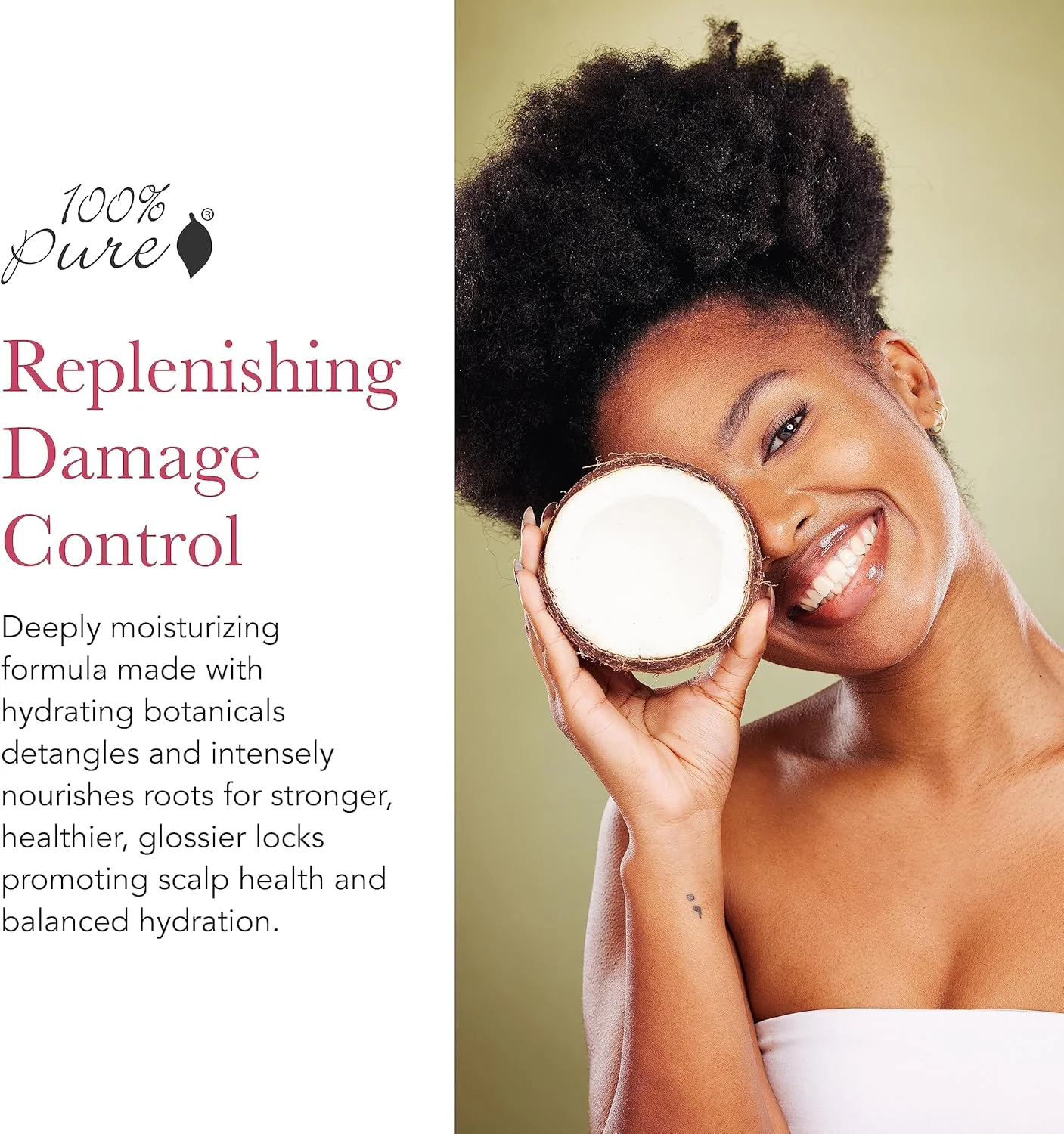 نرم کننده ترمیم کننده عسل و نارگیل خالص، مرطوب کننده و ترمیم کننده، تقویت کننده مواد مغذی برای موهای خشک و آسیب دیده، تقویت رشد سالم مو برای زنان و مردان - بدون سولفات - 236 میلی لیتر نرم کننده ترمیم کننده عسل و نارگیل خالص، مرطوب کننده و ترمیم کننده، تقویت کننده مواد مغذی برای موهای خشک و آسیب دیده، تقویت رشد سالم مو برای زنان و مردان - بدون سولفات - 236 میلی لیتر