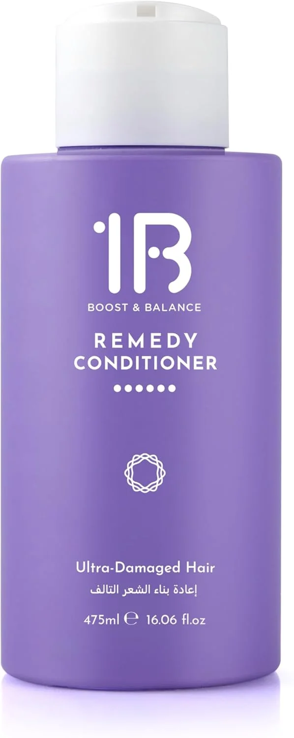 نرم کننده موهای فوق آسیب دیده 1B Remedy حجم 475 میلی لیتر - حاوی روغن آووکادو و نارگیل | ترمیم عمقی و درخشش | احیا کننده استحکام موهای خشک، شکننده و تحت درمان شیمیایی | فرمول مغذی و صاف کننده