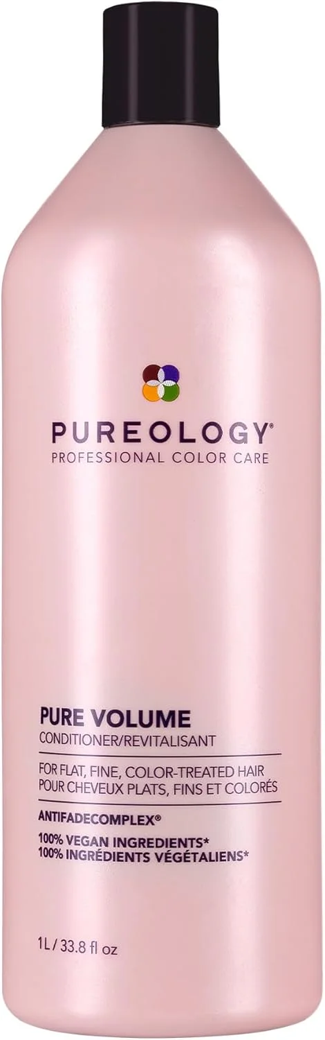 نرم کننده مو پیورولوژی Pure Volume، برای موهای نازک، کم حجم و رنگ شده، حجم دهنده سبک، فرمولاسیون وگان، بدون سولفات برای پاکسازی ملایم نرم کننده مو پیورولوژی Pure Volume، برای موهای نازک، کم حجم و رنگ شده، حجم دهنده سبک، فرمولاسیون وگان، بدون سولفات برای پاکسازی ملایم