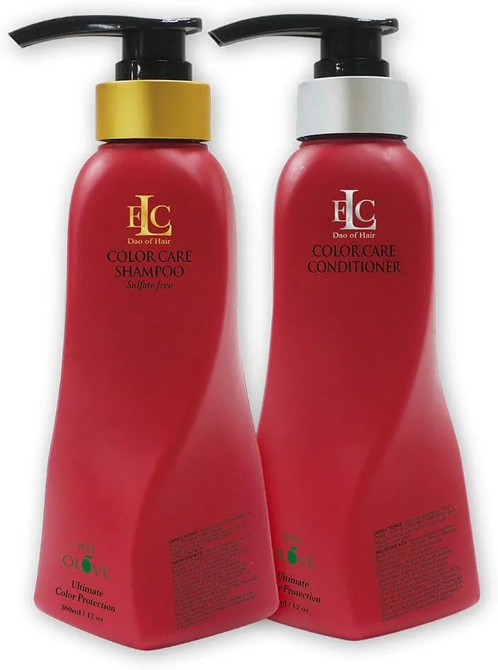 نرم کننده مو رنگ شده ELC Dao of Hair Pure Olove - مناسب موهای رنگ شده - نرم کننده ملایم برای موهای رنگ شده - حاوی روغن زیتون ارگانیک - مناسب موهای نازک، متوسط و ضخیم - 350 میلی لیتر