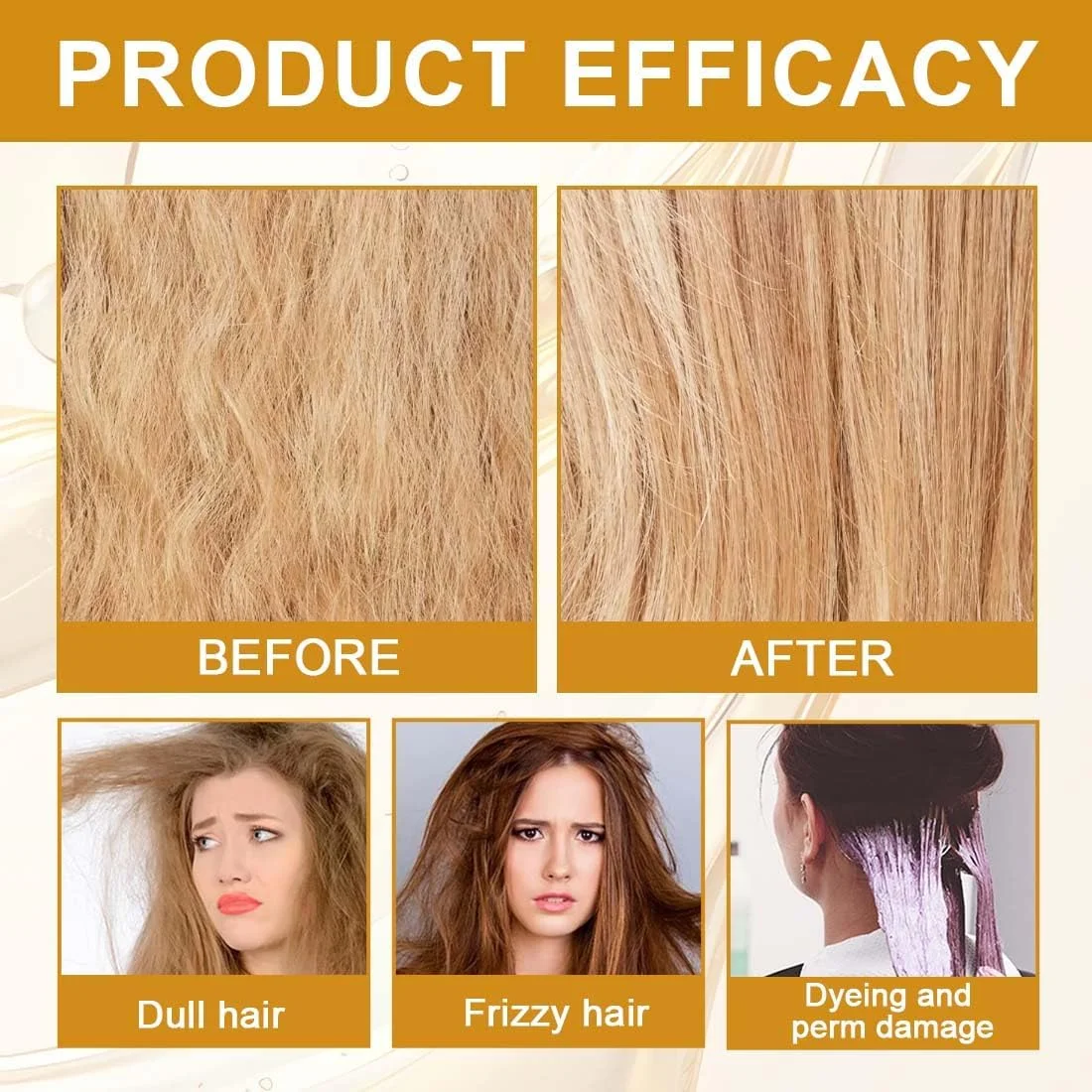 نرم کننده مو 250 میلی لیتری GNHG، نرم کننده مو شماره 5، ترمیم کننده، تقویت کننده، مرطوب کننده، مناسب برای انواع مو