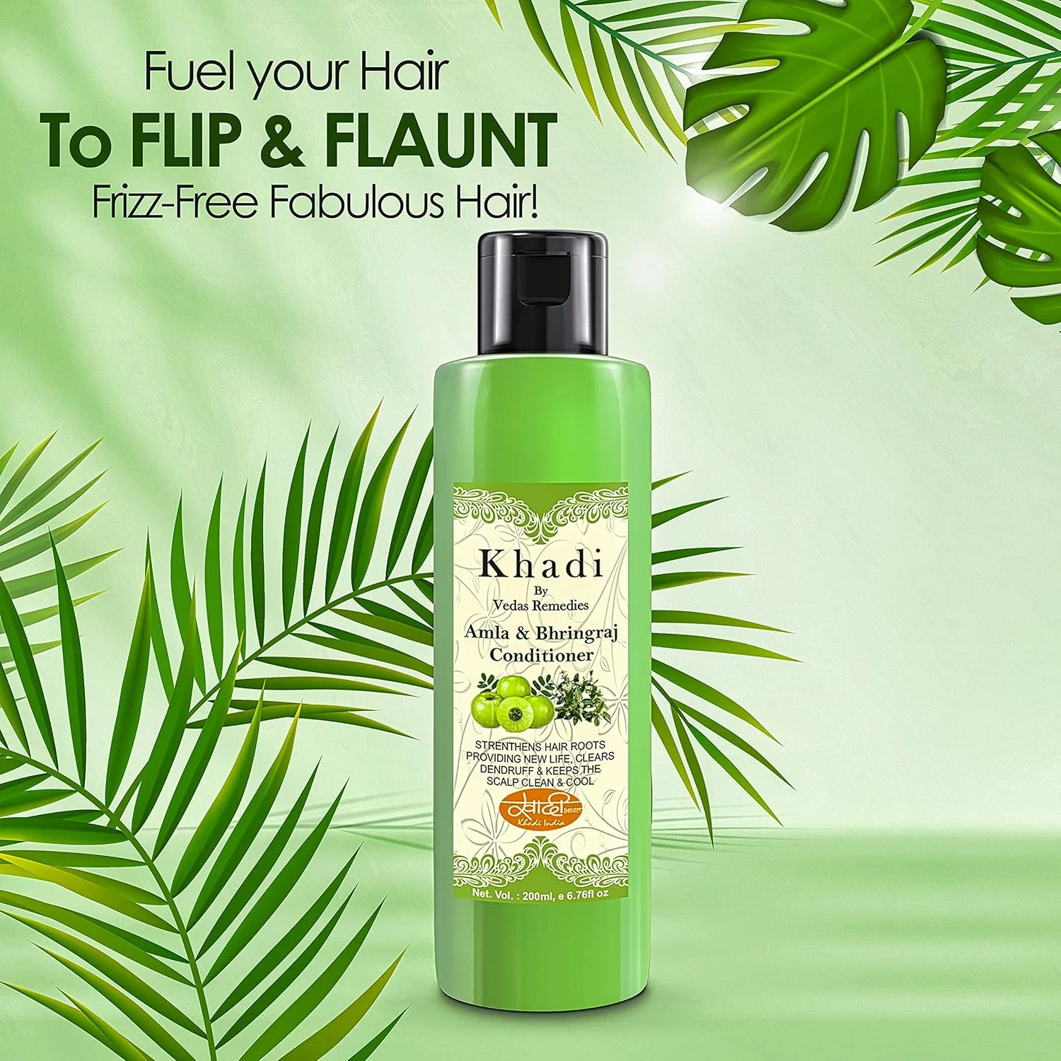 نرم کننده موی گیاهی آیورودا آمله و برینگراج خادی بای وداز رمدیز برای جلوگیری از ریزش مو 200 میلی لیتر | نرم کننده مو برای زنان و مردان برای محافظت 5 برابر، ترمیم موهای آسیب دیده، مواد طبیعی نرم کننده موی گیاهی آیورودا آمله و برینگراج خادی بای وداز رمدیز برای جلوگیری از ریزش مو 200 میلی لیتر | نرم کننده مو برای زنان و مردان برای محافظت 5 برابر، ترمیم موهای آسیب دیده، مواد طبیعی