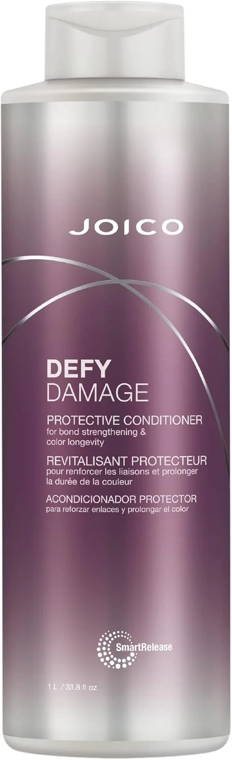 نرم کننده محافظ موهای رنگ شده جویکو سری Defy Damage | تقویت کننده و محافظت از رنگ مو | حاوی روغن دانه مورینگا و آرژنین | 1000 میلی لیتر