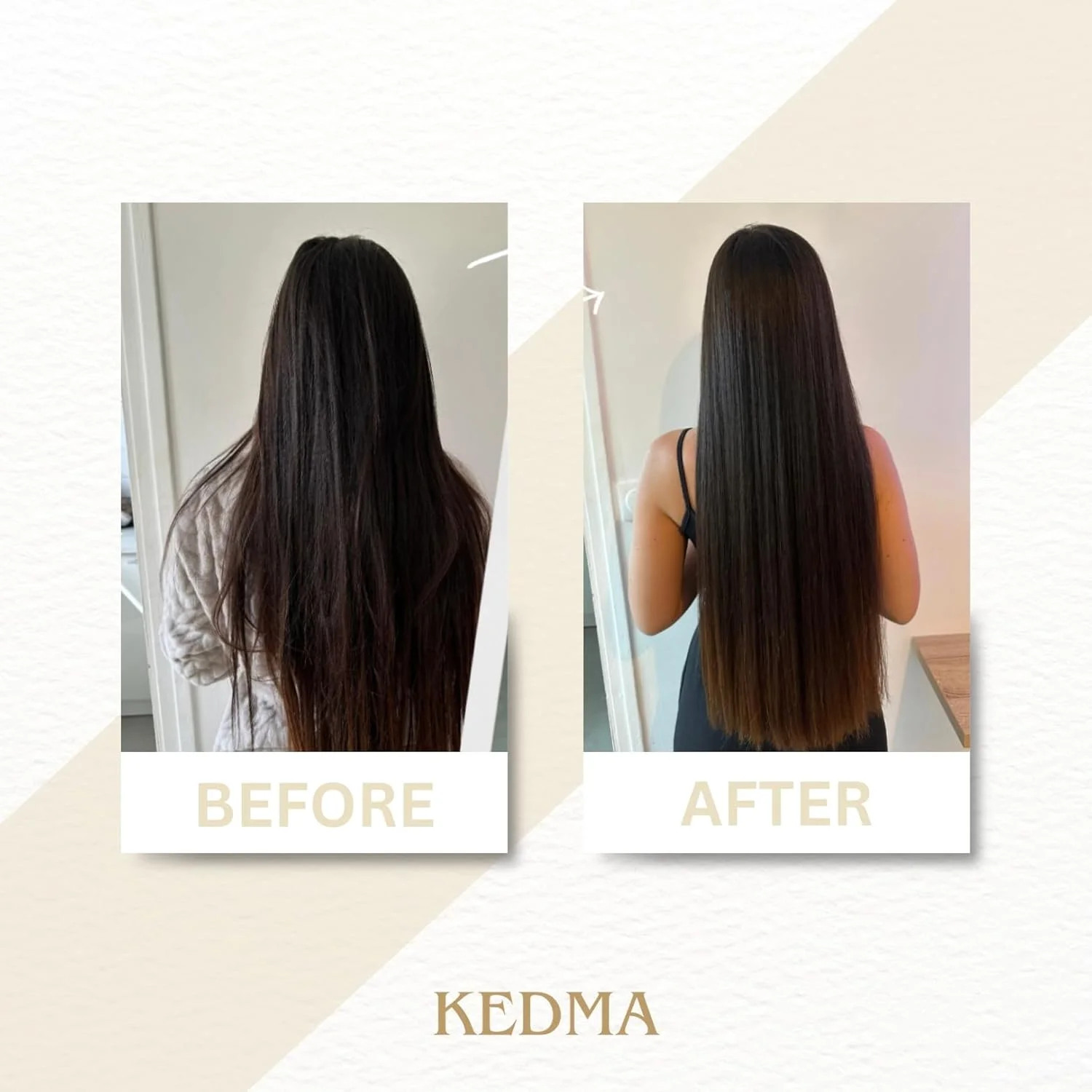 نرم کننده ترمیم کننده کراتین Kedma - برای موهای آسیب دیده و رنگ شده - صاف کننده، مغذی و محافظت کننده - فاقد سولفات، پارابن و سیلیکون - 500 میلی لیتر