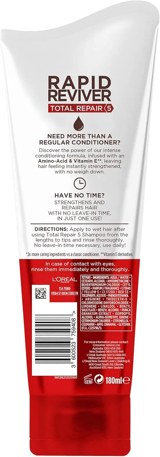 نرم کننده مو لورآل پاریس Elvive Total Repair 5 نرم کننده مو لورآل پاریس Elvive Total Repair 5