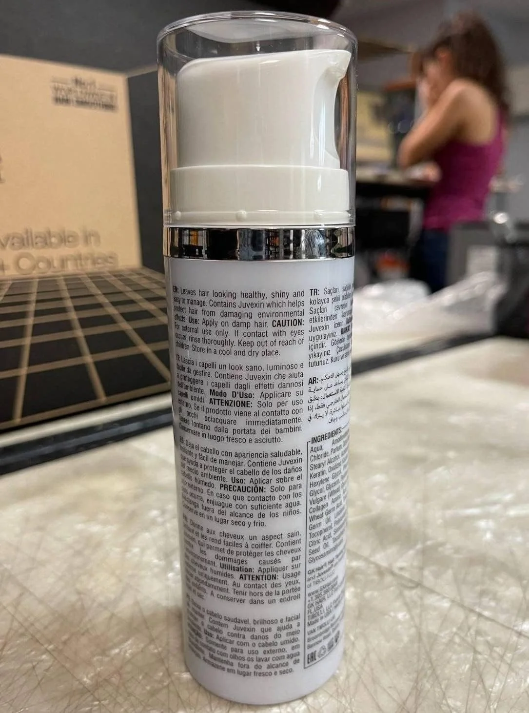 کرم نرم کننده مو کراتینه جی کی هیر، مناسب موهای خشک و آسیب دیده، آبرسان، صاف کننده، مرطوب کننده، ضد وز، محافظت در برابر آفتاب و قبل از شنا - 130 میلی لیتر کرم نرم کننده مو کراتینه جی کی هیر، مناسب موهای خشک و آسیب دیده، آبرسان، صاف کننده، مرطوب کننده، ضد وز، محافظت در برابر آفتاب و قبل از شنا - 130 میلی لیتر