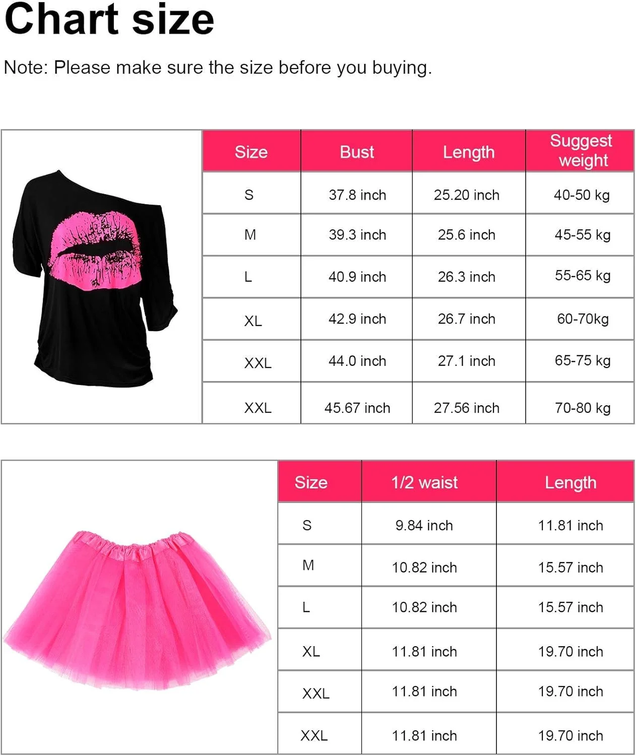 ست لوازم جانبی لباس زنانه دهه 80 Excefore، تی شرت طرح لب، دامن توتو بزرگسال، هدبند توری، گوشواره های نئون، گردنبند، ساق گرمکن، دستکش های توری، دستبند (قرمز رز، XL) ست لوازم جانبی لباس زنانه دهه 80 Excefore، تی شرت طرح لب، دامن توتو بزرگسال، هدبند توری، گوشواره های نئون، گردنبند، ساق گرمکن، دستکش های توری، دستبند (قرمز رز، XL)