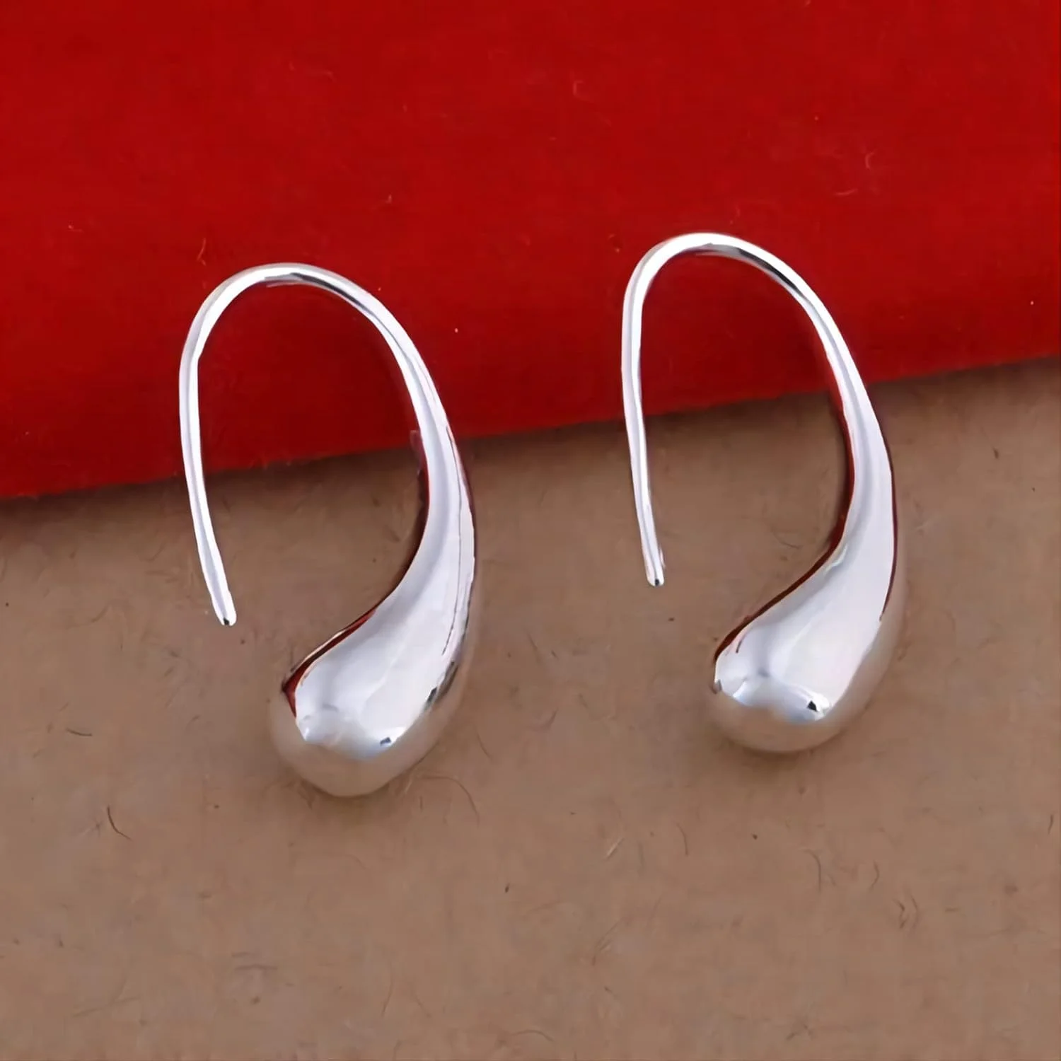 ست جواهرات زنانه، گردنبند زنجیری نقره 925، دستبند، گوشواره، انگشتر، نقره استرلینگ با آویز طرح قطره اشکی براق، هدیه جواهرات برای تولد، روز مادر، روز ولنتاین، دوست دختر، همسر ست جواهرات زنانه، گردنبند زنجیری نقره 925، دستبند، گوشواره، انگشتر، نقره استرلینگ با آویز طرح قطره اشکی براق، هدیه جواهرات برای تولد، روز مادر، روز ولنتاین، دوست دختر، همسر