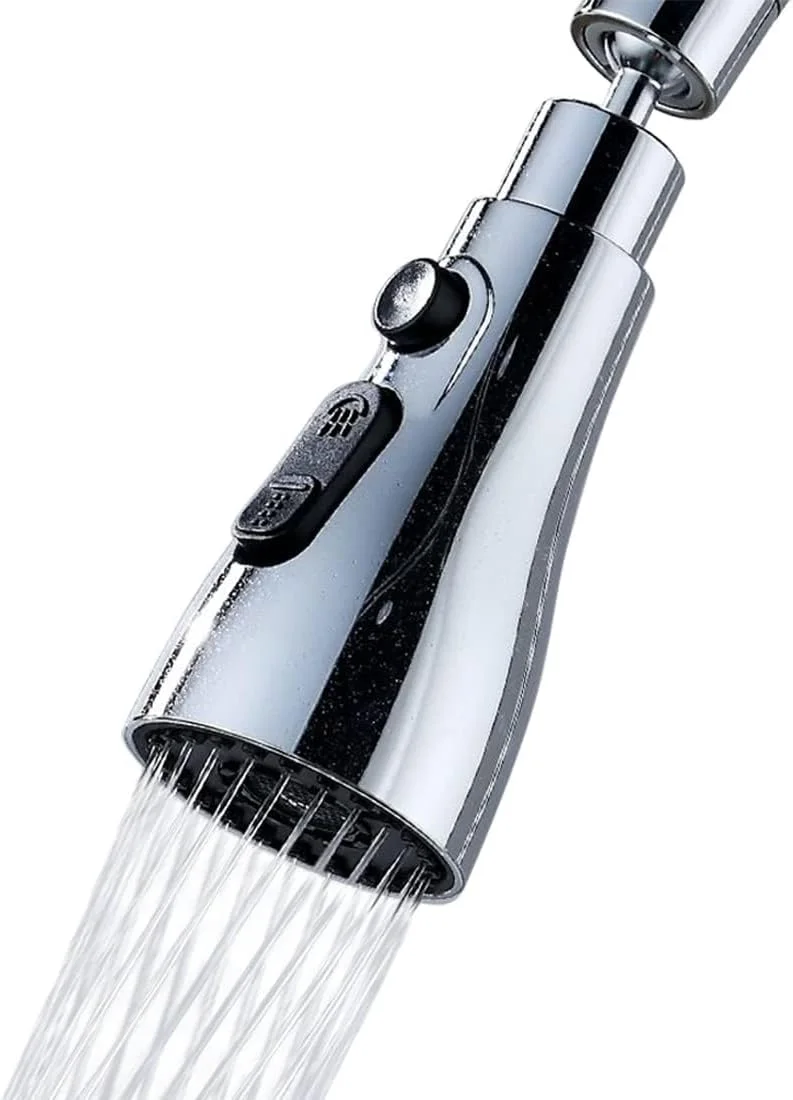 سری شیر آشپزخانه یونیورسال AXIYIBZI، قطعات جایگزین سردوش سینک - سردوش کشویی با زاویه بزرگ و چرخان ضد پاشش برای شیرهای معمولی و کشویی - شامل آداپتور سری شیر آشپزخانه یونیورسال AXIYIBZI، قطعات جایگزین سردوش سینک - سردوش کشویی با زاویه بزرگ و چرخان ضد پاشش برای شیرهای معمولی و کشویی - شامل آداپتور