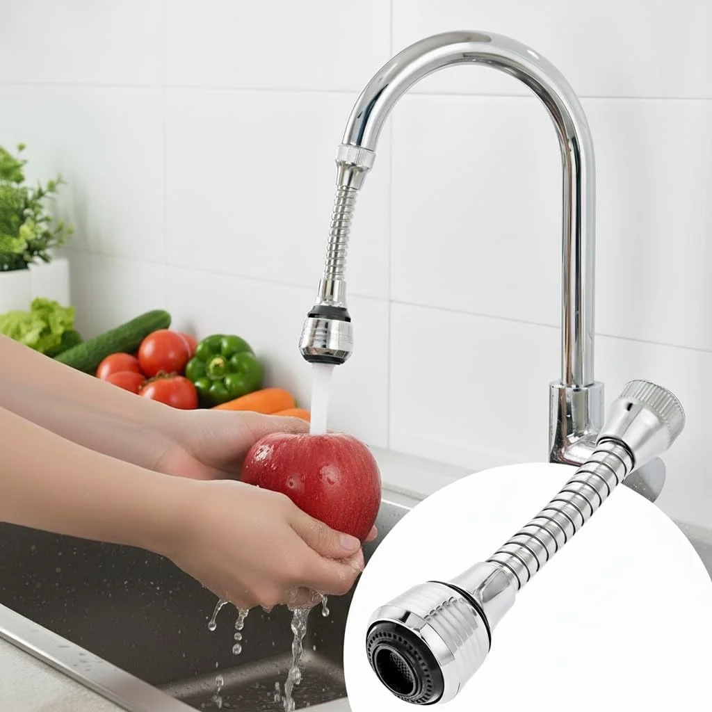 افزایش دهنده شیر آشپزخانه چرخان 360 درجه قهوه ای Arte - نازل ضد پاشش، فیلتر صرفه جویی در آب، آداپتور سر اسپری قابل تنظیم افزایش دهنده شیر آشپزخانه چرخان 360 درجه قهوه ای Arte - نازل ضد پاشش، فیلتر صرفه جویی در آب، آداپتور سر اسپری قابل تنظیم