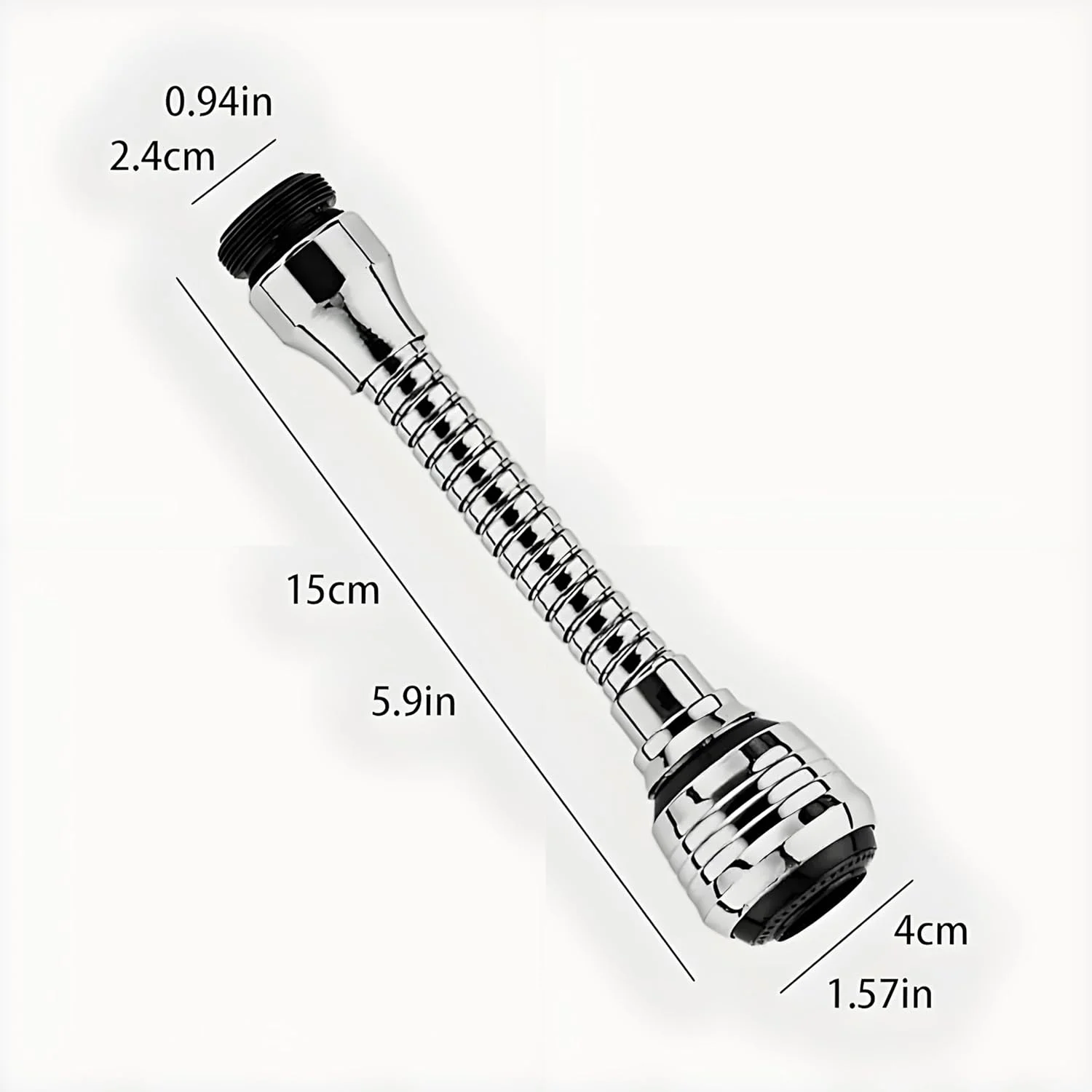 افزودنی شیر آشپزخانه 1 عددی - افزودنی چرخشی جهانی ضد پاشش برای سینک ظرفشویی، شستشوی سبزیجات و تقویت کننده حوضچه اتصال خارجی