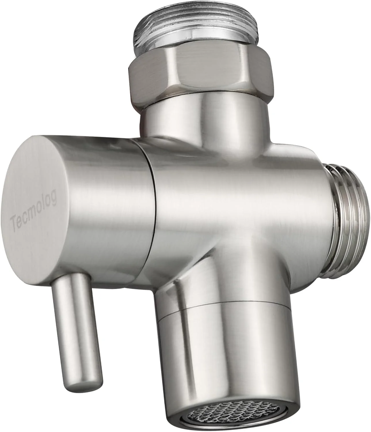 شیر سه راهی برنجی انشعاب سینک تکمولوگ 22 میلی متر برای حمام و آشپزخانه، نیکل برس خورده، SBA021CNA شیر سه راهی برنجی انشعاب سینک تکمولوگ 22 میلی متر برای حمام و آشپزخانه، نیکل برس خورده، SBA021CNA