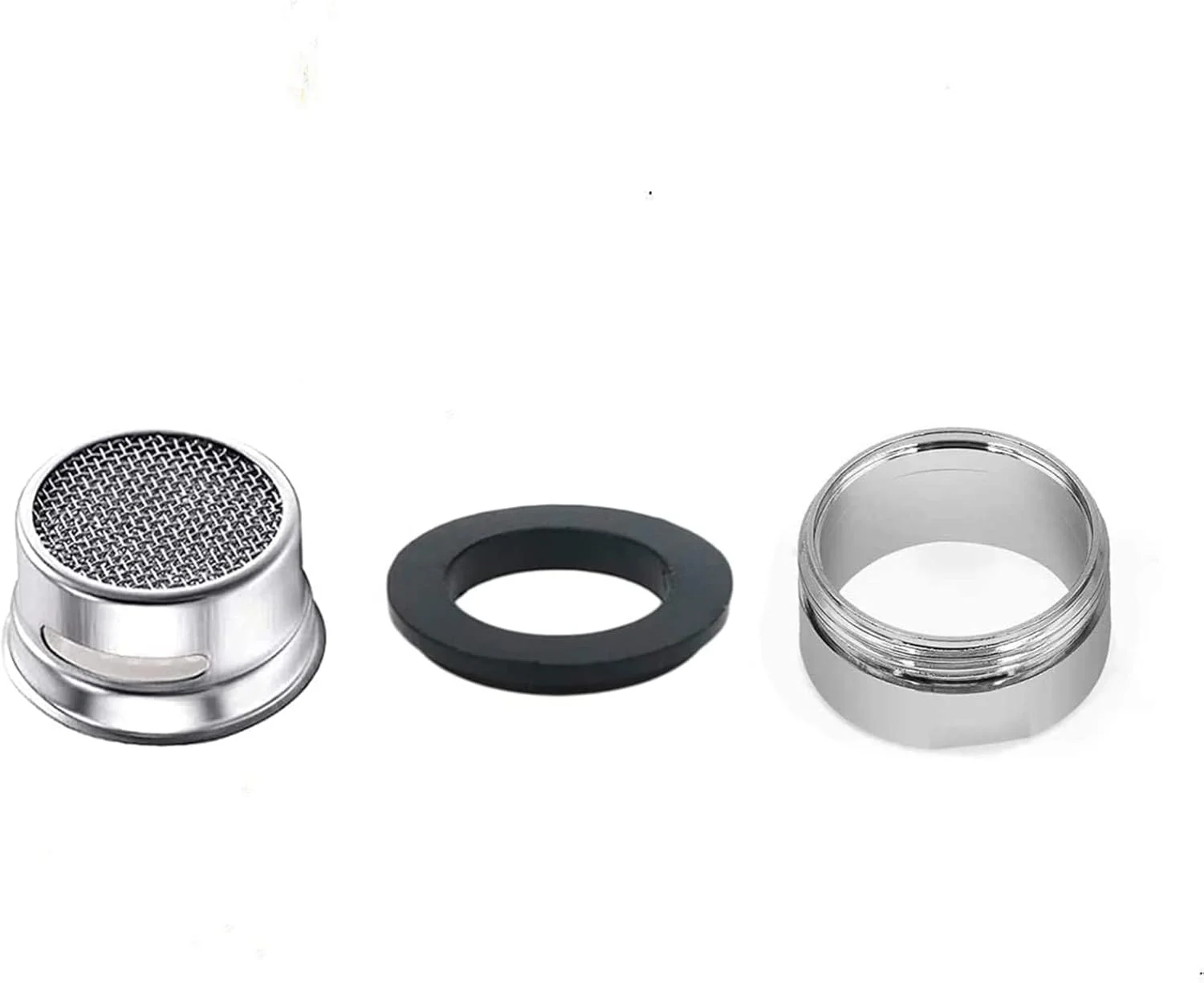 مجموعه 6 عددی سرشیر XUKEKOY با نرخ جریان 2.2 GPM، مناسب برای سینک دستشویی، قطعات جایگزین استاندارد با پوسته برنجی، دارای رزوه نری 15/16 اینچی، فیلتر سرشیر همراه با واشر برای آشپزخانه و حمام