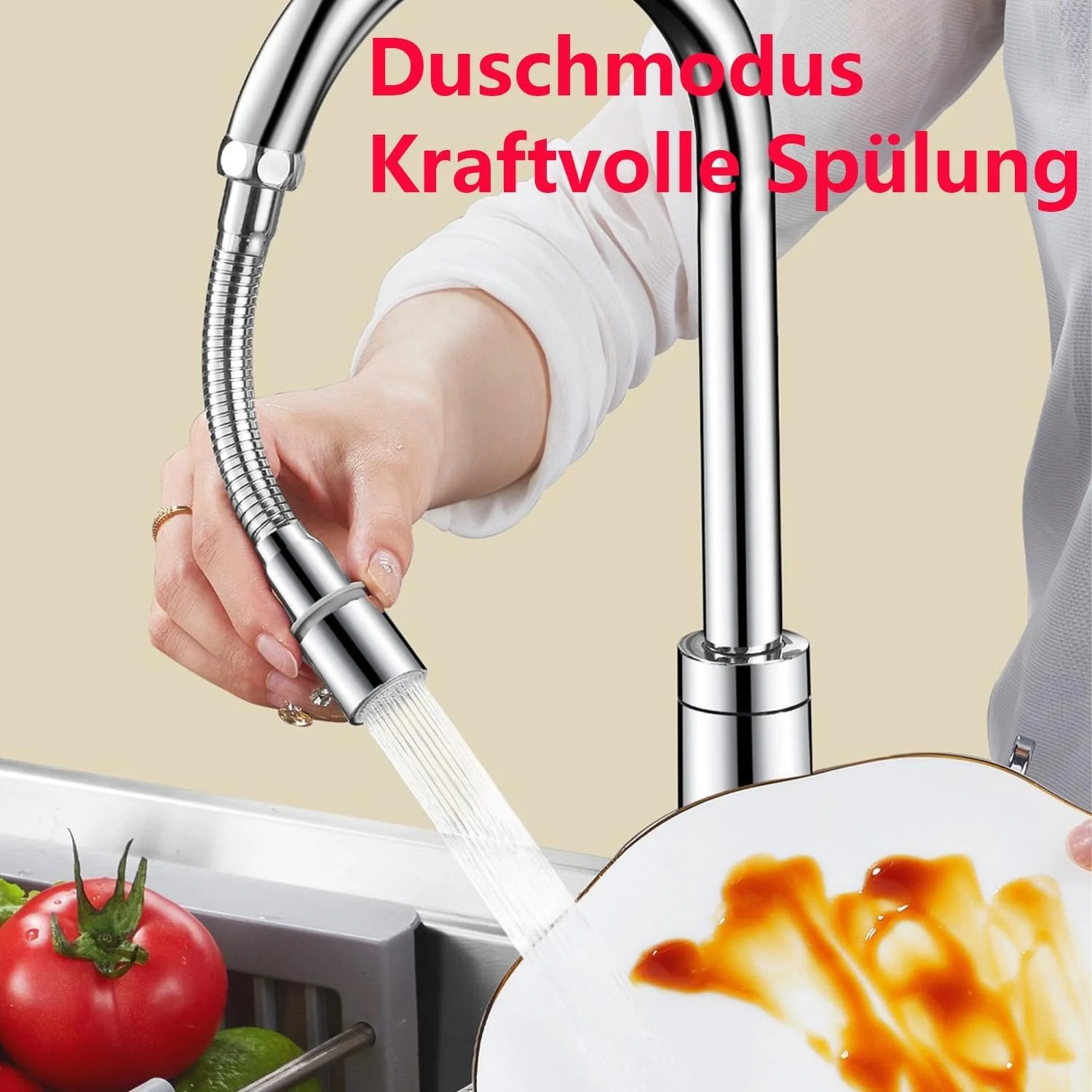 افزایش دهنده شیر آب، سرشیر هواساز، سر دوش چرخشی 360 درجه، افزایش دهنده شیر آب آشپزخانه با 2 حالت 20 سانتی متر، ایده آل برای آشپزخانه، حمام و غیره (بسته 1 عددی) افزایش دهنده شیر آب، سرشیر هواساز، سر دوش چرخشی 360 درجه، افزایش دهنده شیر آب آشپزخانه با 2 حالت 20 سانتی متر، ایده آل برای آشپزخانه، حمام و غیره (بسته 1 عددی)