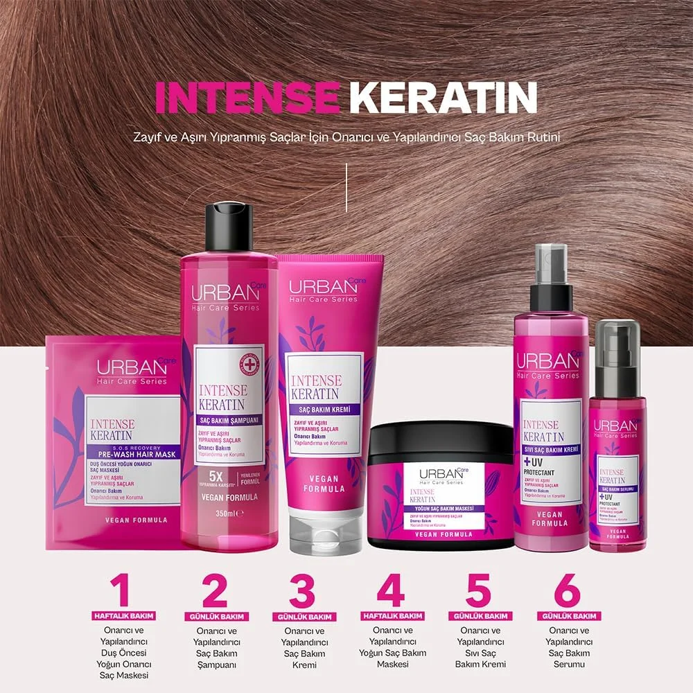 اسپری نرم کننده مو کراتین فشرده تقویت کننده و ترمیم کننده مو اوربان کر، 200 میلی لیتر اسپری نرم کننده مو کراتین فشرده تقویت کننده و ترمیم کننده مو اوربان کر، 200 میلی لیتر