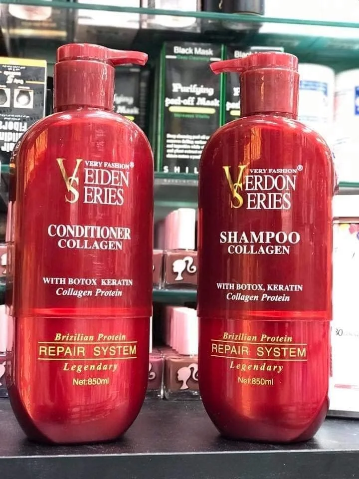 نرم کننده مو وییا پروفشنال سری Veiden حاوی پروتئین کراتین، کلاژن و بوتاکس 850 میلی لیتر نرم کننده مو وییا پروفشنال سری Veiden حاوی پروتئین کراتین، کلاژن و بوتاکس 850 میلی لیتر