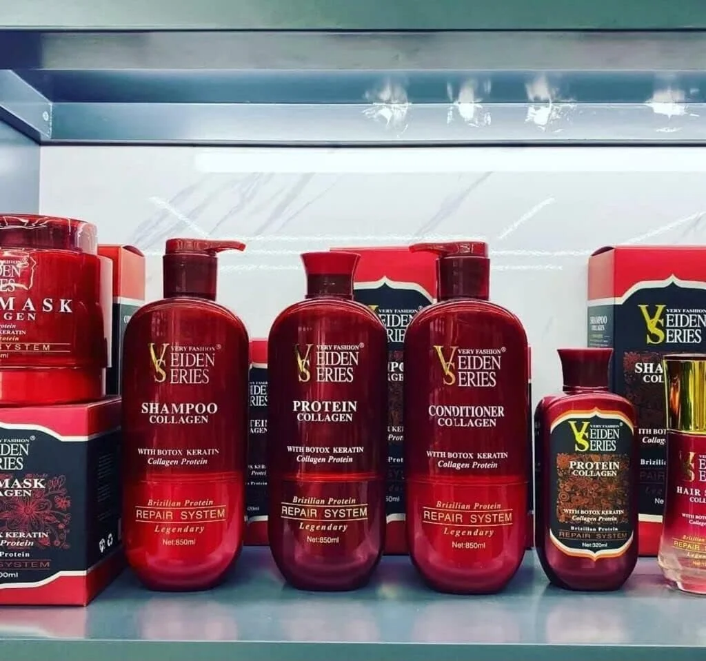 نرم کننده مو وییا پروفشنال سری Veiden حاوی پروتئین کراتین، کلاژن و بوتاکس 850 میلی لیتر نرم کننده مو وییا پروفشنال سری Veiden حاوی پروتئین کراتین، کلاژن و بوتاکس 850 میلی لیتر