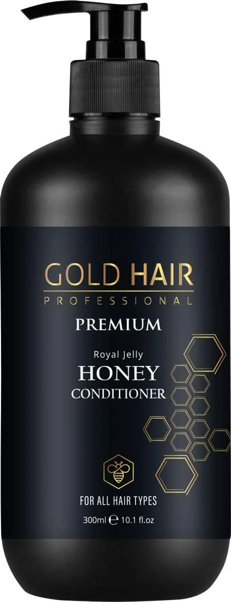گلد هیر پروفشنال | نرم کننده عسل رویال ژلی | تغذیه و ترمیم مو | برای موهای خشک، ضخیم و وز | برای آقایان و بانوان | مناسب برای انواع مو | 300 میلی لیتر گلد هیر پروفشنال | نرم کننده عسل رویال ژلی | تغذیه و ترمیم مو | برای موهای خشک، ضخیم و وز | برای آقایان و بانوان | مناسب برای انواع مو | 300 میلی لیتر