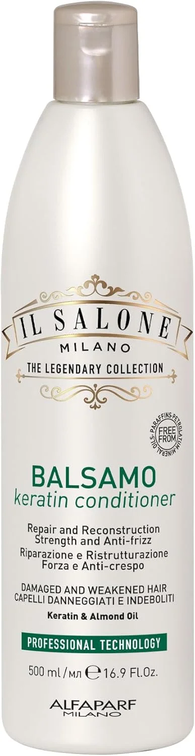 نرم کننده مو کراتین حرفه ای Il Salone Milano برای موهای آسیب دیده - ترمیم مو - درمان موهای آسیب دیده - کنترل وز - صاف کننده - بازسازی مو (500 میلی لیتر) نرم کننده مو کراتین حرفه ای Il Salone Milano برای موهای آسیب دیده - ترمیم مو - درمان موهای آسیب دیده - کنترل وز - صاف کننده - بازسازی مو (500 میلی لیتر)