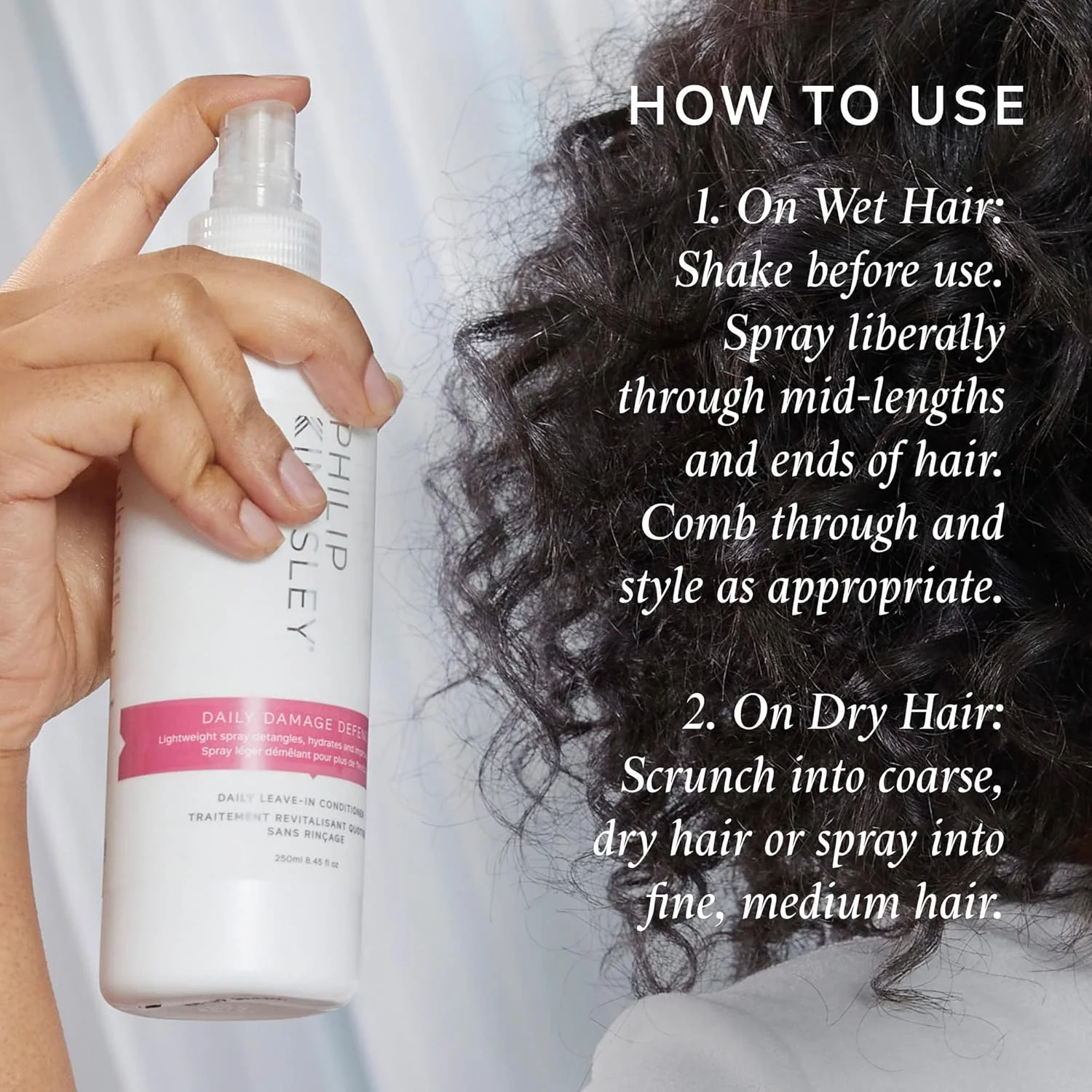 نرم کننده مو بدون نیاز به آبکشی فیلیپ کینگزلی مدل Daily Damage Defence حجم 125 میلی لیتر