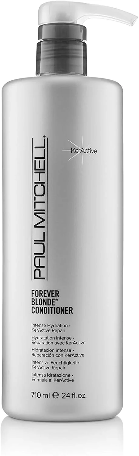 نرم کننده مو بلوند Paul Mitchell Forever Blonde، آبرسان + ترمیم کننده، برای موهای بلوند