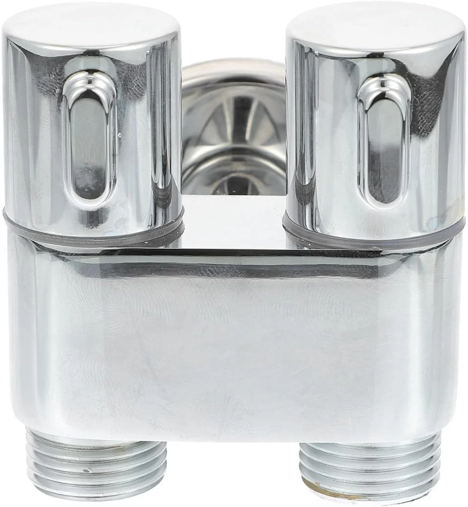 شیر دو منظوره TEHAUX - یک ورودی و دو خروجی، شیر سینک آشپزخانه، شیر حمام، شیر ماشین لباسشویی دو منظوره، شیر زاویه ای توالت، رزوه 4 نقطه + رزوه 4 نقطه 111 شیر دو منظوره TEHAUX - یک ورودی و دو خروجی، شیر سینک آشپزخانه، شیر حمام، شیر ماشین لباسشویی دو منظوره، شیر زاویه ای توالت، رزوه 4 نقطه + رزوه 4 نقطه 111