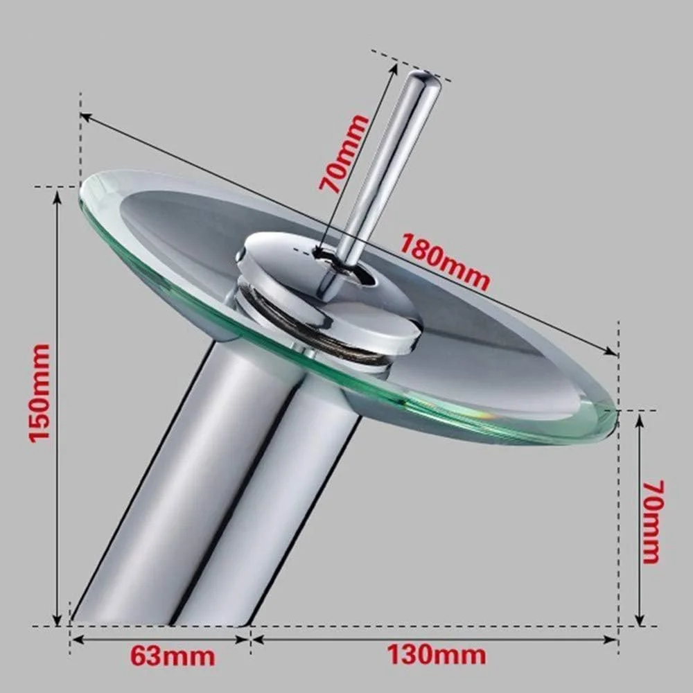 شیر آبشار شیشه ای KATLY، شیر آب گرم و سرد، شیرآلات مخلوط آشپزخانه کروم، شیرآلات سینک حمام آبشاری شیر آبشار شیشه ای KATLY، شیر آب گرم و سرد، شیرآلات مخلوط آشپزخانه کروم، شیرآلات سینک حمام آبشاری