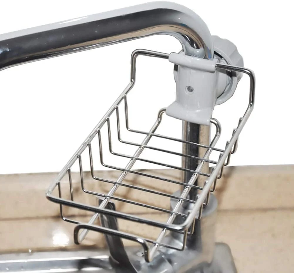 نگهدارنده اسکاچ سینک SKY-TOUCH، بسته 2 عددی، قفسه ذخیره سازی شیر آب دو لایه استیل ضد زنگ، سازمان دهنده آشپزخانه برای پارچه ظرفشویی و نگهدارنده برس تمیز کننده، سازمان دهنده صابون قفسه دوش برای حمام/آشپزخانه نگهدارنده اسکاچ سینک SKY-TOUCH، بسته 2 عددی، قفسه ذخیره سازی شیر آب دو لایه استیل ضد زنگ، سازمان دهنده آشپزخانه برای پارچه ظرفشویی و نگهدارنده برس تمیز کننده، سازمان دهنده صابون قفسه دوش برای حمام/آشپزخانه