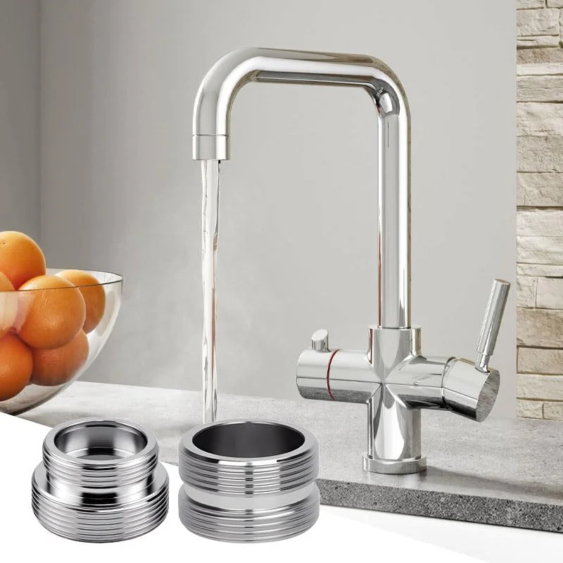 آداپتور شیر آب سینک آشپزخانه 4 عددی، رزوه نر 15.5 میلی متر به رزوه نر 21.5 میلی متر، تبدیل M22 به M22 تصفیه آب با واشر، اتصال دهنده پرلاتور شیر آب وان آشپزخانه باغ آداپتور شیر آب سینک آشپزخانه 4 عددی، رزوه نر 15.5 میلی متر به رزوه نر 21.5 میلی متر، تبدیل M22 به M22 تصفیه آب با واشر، اتصال دهنده پرلاتور شیر آب وان آشپزخانه باغ