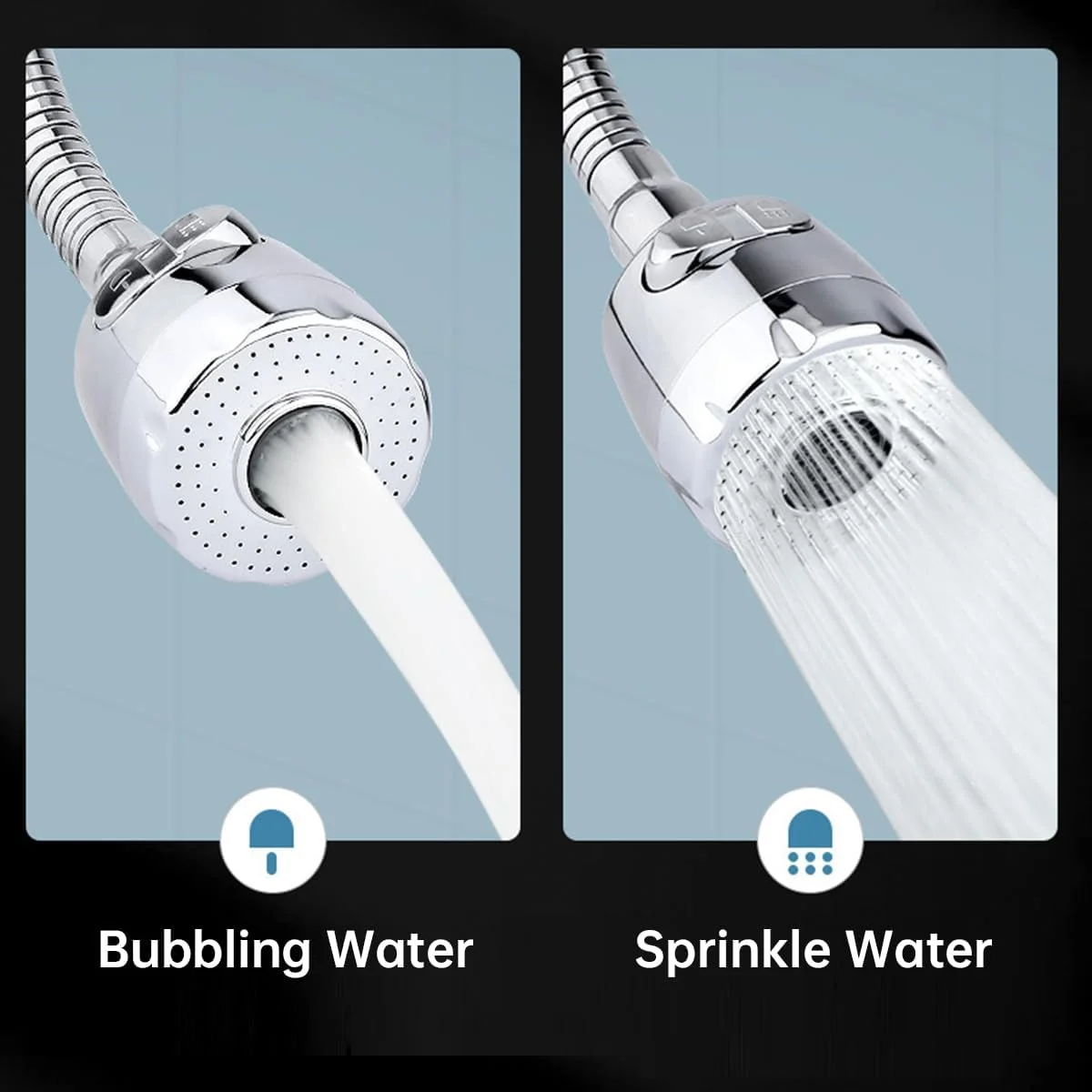 سر دوش چرخشی 360 درجه شیر آشپزخانه ECVV، آداپتور دو حالته صرفه جویی در آب، سر اسپری شیر سینک توسعه دهنده حمام، نازل فیلتر ضد پاشش، 22mm/24mm سر دوش چرخشی 360 درجه شیر آشپزخانه ECVV، آداپتور دو حالته صرفه جویی در آب، سر اسپری شیر سینک توسعه دهنده حمام، نازل فیلتر ضد پاشش، 22mm/24mm