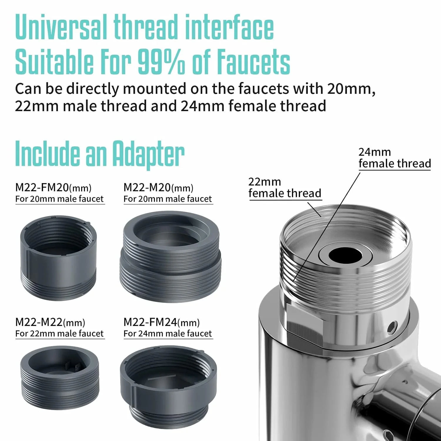 افزایش دهنده چرخان 1440 درجه شیر آب با فیلتر آب قابل مشاهده و هشت المنت فیلتر جایگزین، شیر آب تاشو جهانی ضد پاشش با دو حالت خروجی آب برای سینک آشپزخانه و حمام افزایش دهنده چرخان 1440 درجه شیر آب با فیلتر آب قابل مشاهده و هشت المنت فیلتر جایگزین، شیر آب تاشو جهانی ضد پاشش با دو حالت خروجی آب برای سینک آشپزخانه و حمام