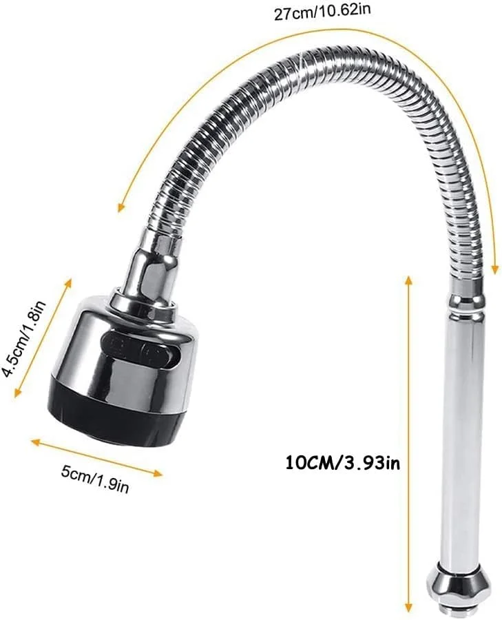 شیر آشپزخانه تک دستگیره چرخان 360 درجه Biella - دارای گردن انعطاف پذیر و خروجی چرخان با هواکش آب سرد برای مصارف چند منظوره شیر آشپزخانه تک دستگیره چرخان 360 درجه Biella - دارای گردن انعطاف پذیر و خروجی چرخان با هواکش آب سرد برای مصارف چند منظوره