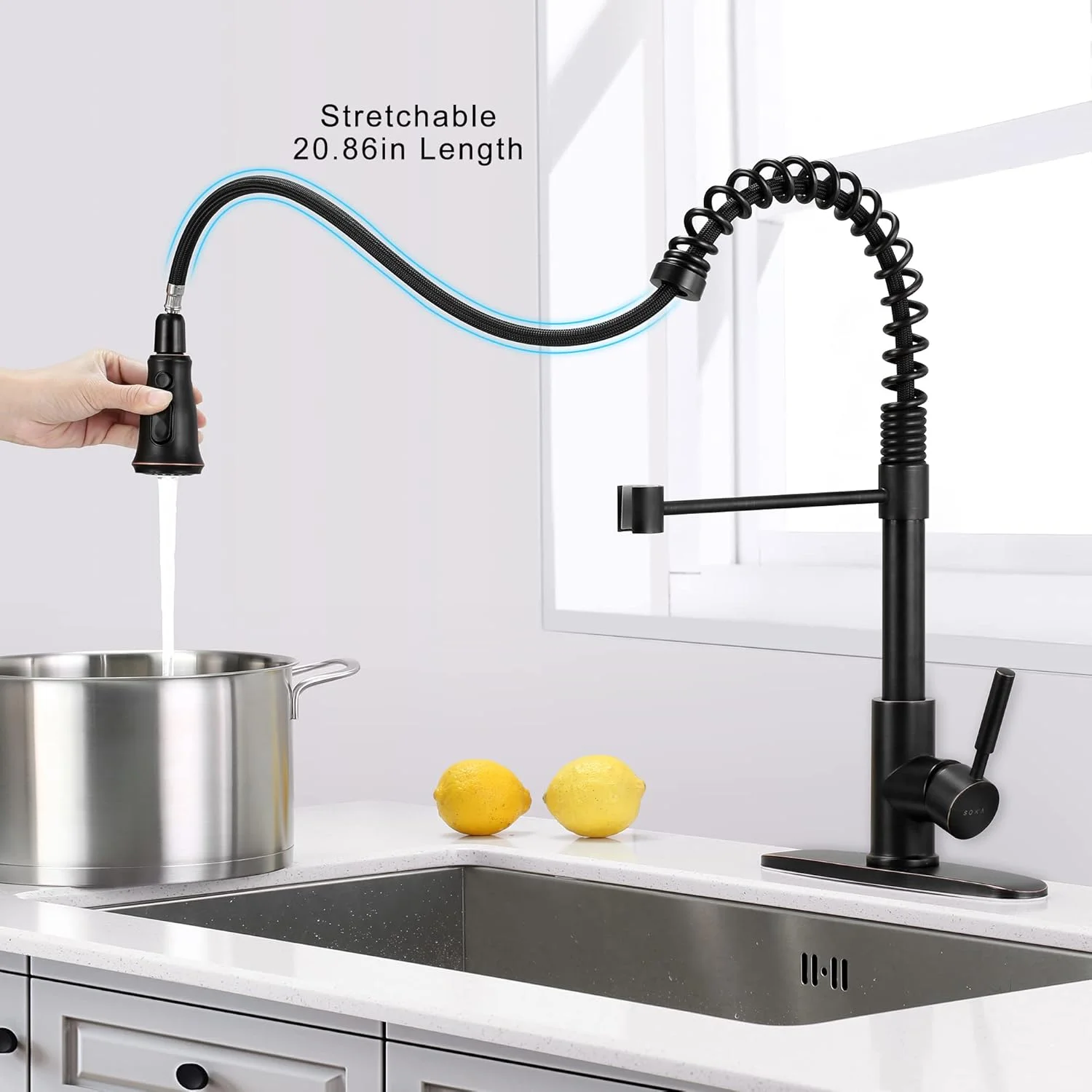 شیر آشپزخانه SOKA، برنزی روغنی، شیر سینک آشپزخانه تجاری با اسپری کشویی، شیر آشپزخانه برنزی با صفحه عرشه، تک دسته، شیر آشپزخانه مدرن RV، شیر لباسشویی 3 حالته شیر آشپزخانه SOKA، برنزی روغنی، شیر سینک آشپزخانه تجاری با اسپری کشویی، شیر آشپزخانه برنزی با صفحه عرشه، تک دسته، شیر آشپزخانه مدرن RV، شیر لباسشویی 3 حالته