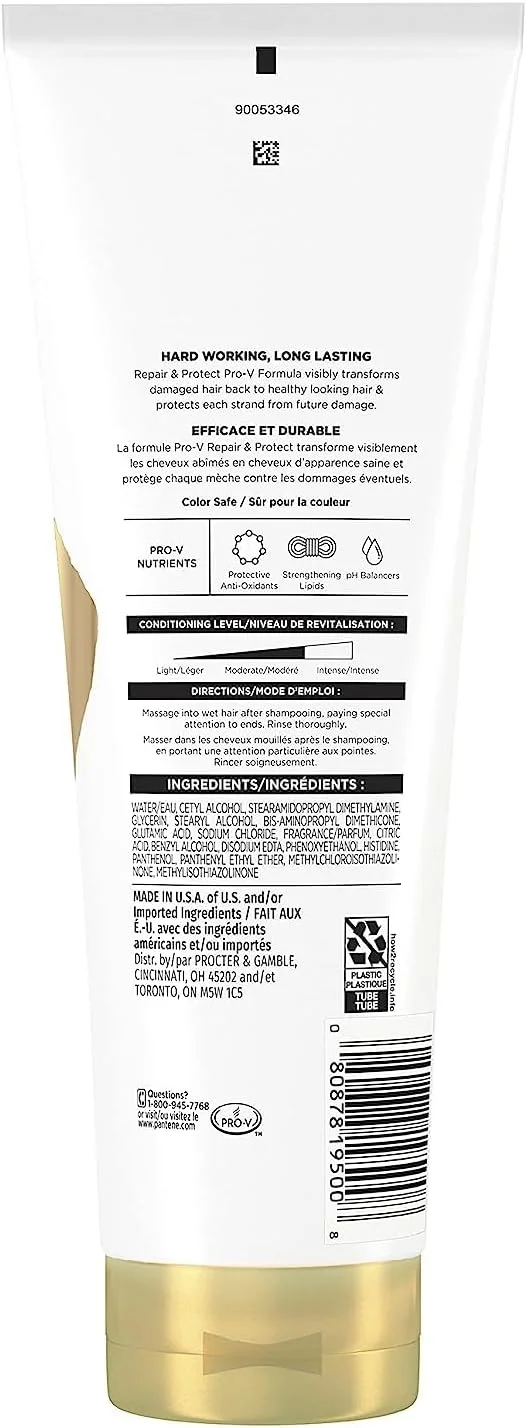 نرم کننده مو پنتن پرو-وی ترمیم و محافظت، 308 میلی لیتر نرم کننده مو پنتن پرو-وی ترمیم و محافظت، 308 میلی لیتر