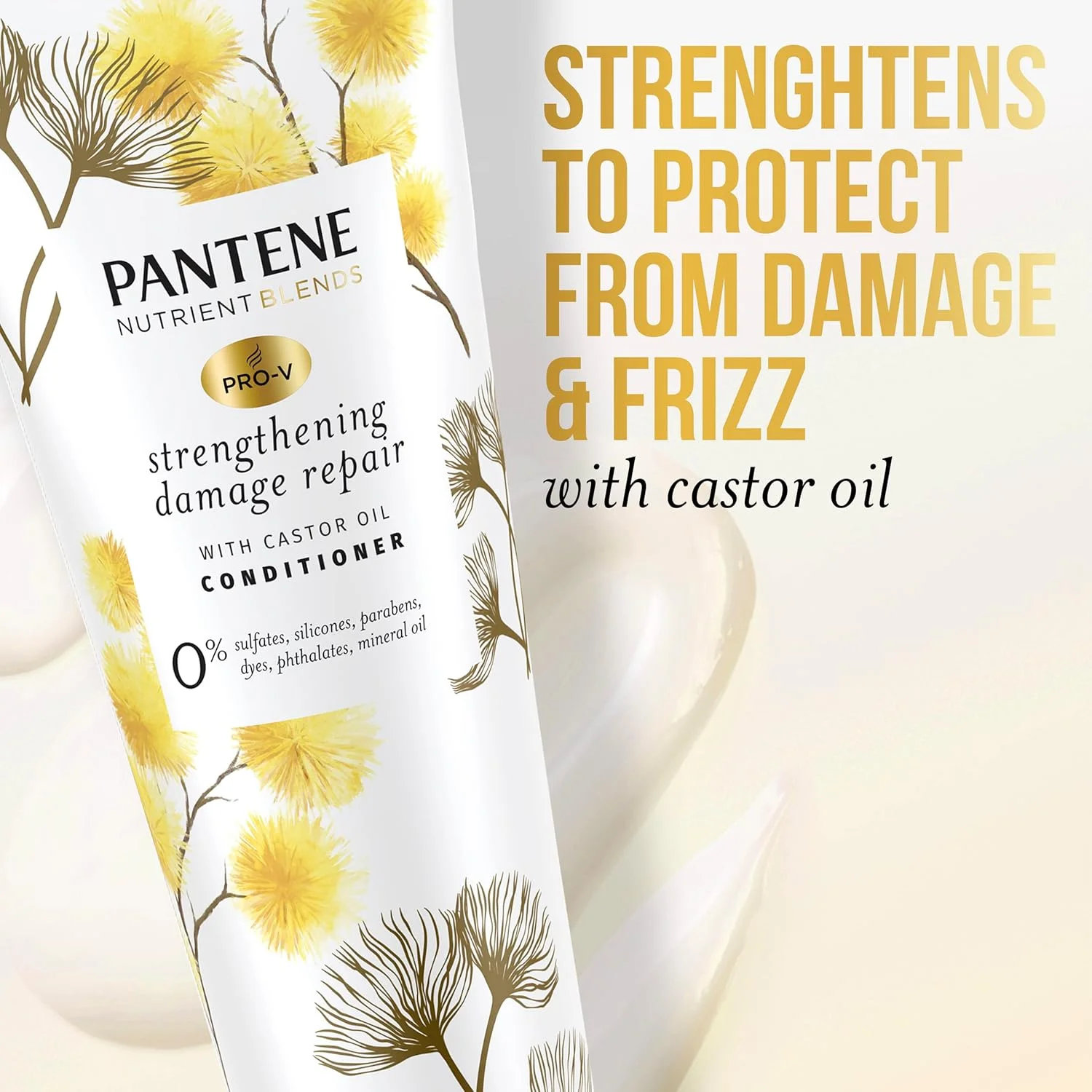 نرم کننده مو بدون سولفات پنتن، تقویت کننده مو، ضد وز، ترمیم کننده آسیب دیدگی با روغن کرچک، ایمن برای موهای رنگ شده، ترکیب مواد مغذی، 236 میلی لیتر نرم کننده مو بدون سولفات پنتن، تقویت کننده مو، ضد وز، ترمیم کننده آسیب دیدگی با روغن کرچک، ایمن برای موهای رنگ شده، ترکیب مواد مغذی، 236 میلی لیتر