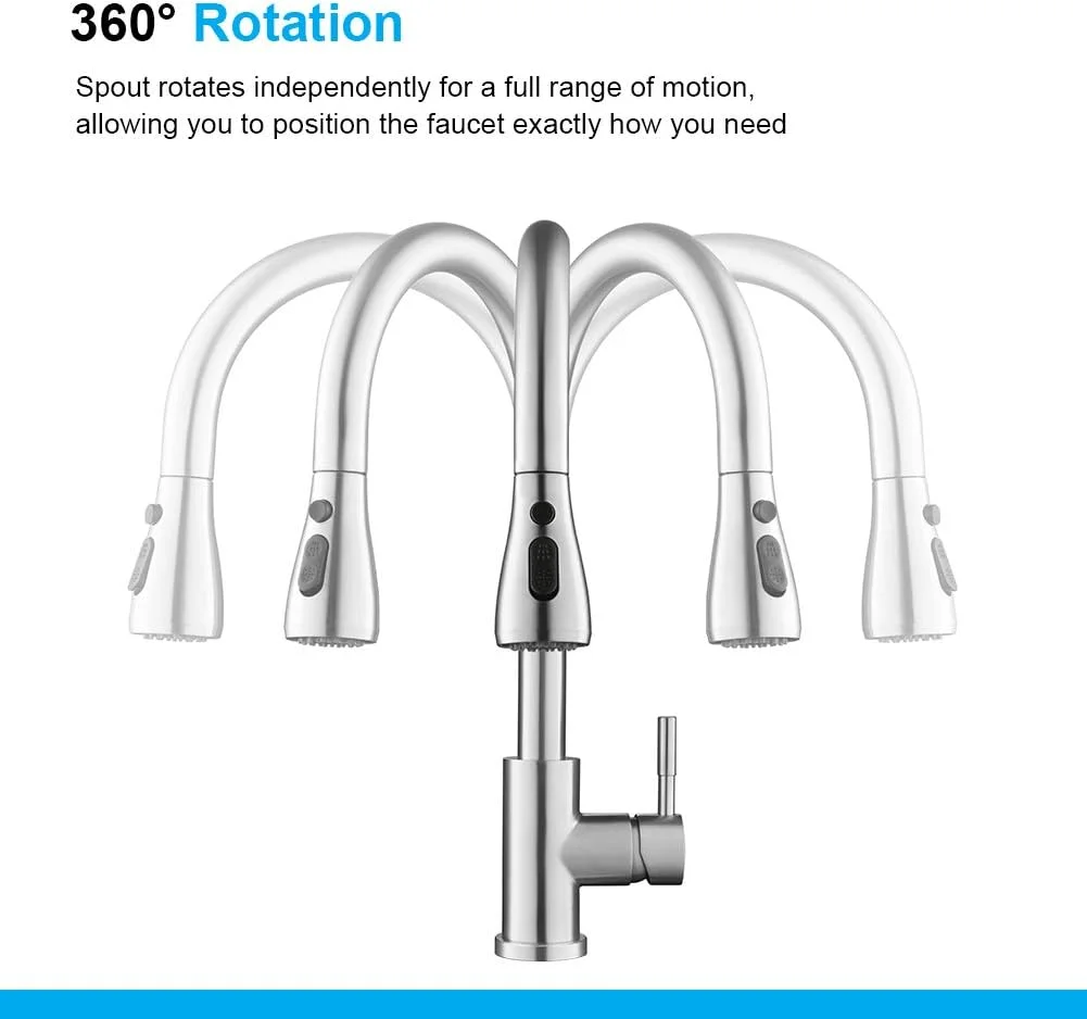 شیر آشپزخانه ایبراگریف مدل M22137 با اسپری کشویی، قوس بلند با حالت اسپری دوگانه، اهرم تک دسته با اتصالات استاندارد بریتانیا، استیل ضد زنگ شیر آشپزخانه ایبراگریف مدل M22137 با اسپری کشویی، قوس بلند با حالت اسپری دوگانه، اهرم تک دسته با اتصالات استاندارد بریتانیا، استیل ضد زنگ