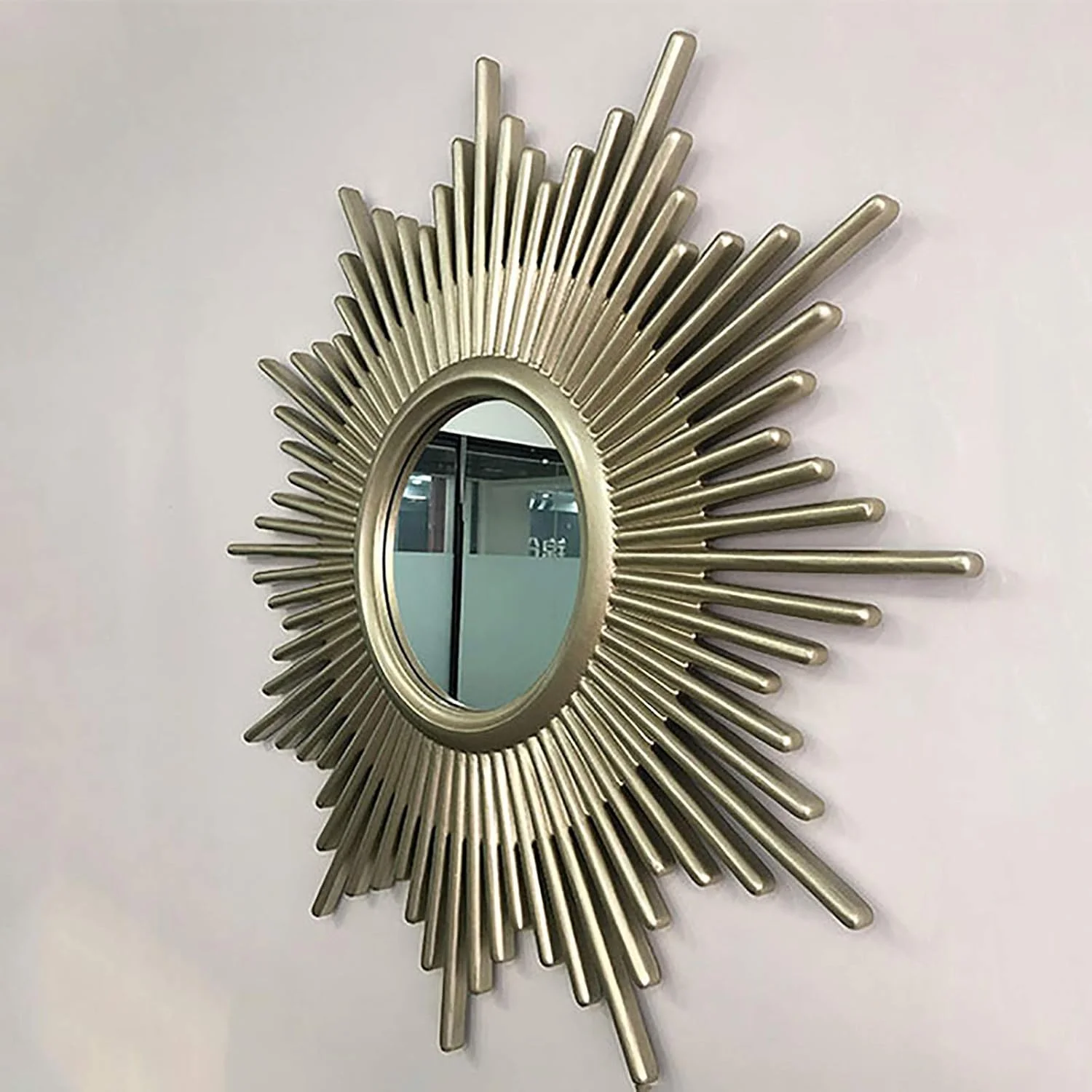 آینه تزئینی دیواری ABHJKLM، آینه ورودی، آینه شومینه برای اتاق نشیمن، حمام، اتاق خواب و راهرو آینه تزئینی دیواری ABHJKLM، آینه ورودی، آینه شومینه برای اتاق نشیمن، حمام، اتاق خواب و راهرو