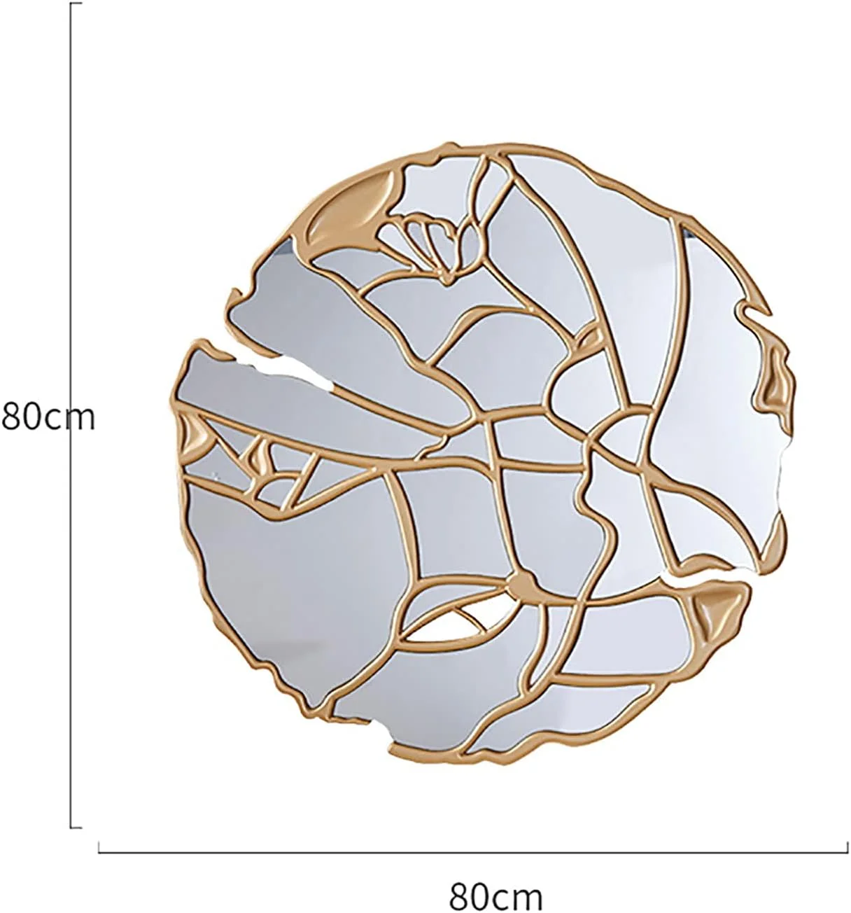 آینه دیواری تزئینی ABHJKLM، آویز تزئین دیوار، آینه گرد بزرگ، دکور دیوار برای اتاق خواب، حمام، اتاق نشیمن، ورودی آینه دیواری تزئینی ABHJKLM، آویز تزئین دیوار، آینه گرد بزرگ، دکور دیوار برای اتاق خواب، حمام، اتاق نشیمن، ورودی