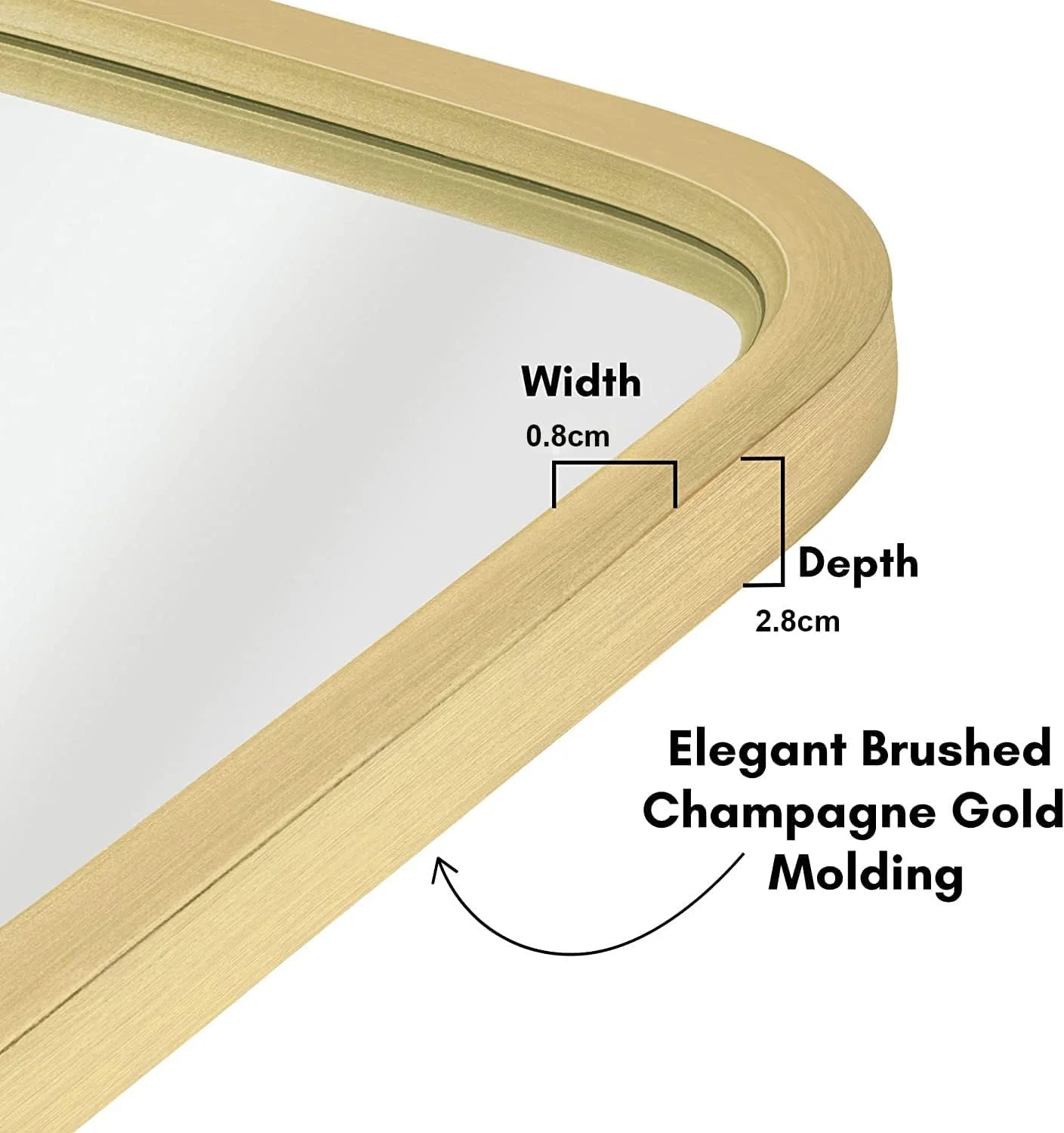 آینه دیواری مربع مناسب آرایش، آینه مدرن فلزی با قاب فلزی، آینه آویز تزئینی دیواری با گوشه های گرد مناسب اتاق خواب، اتاق نشیمن، ورودی راهرو (70 * 70 سانتی متر، طلایی) آینه دیواری مربع مناسب آرایش، آینه مدرن فلزی با قاب فلزی، آینه آویز تزئینی دیواری با گوشه های گرد مناسب اتاق خواب، اتاق نشیمن، ورودی راهرو (70 * 70 سانتی متر، طلایی)