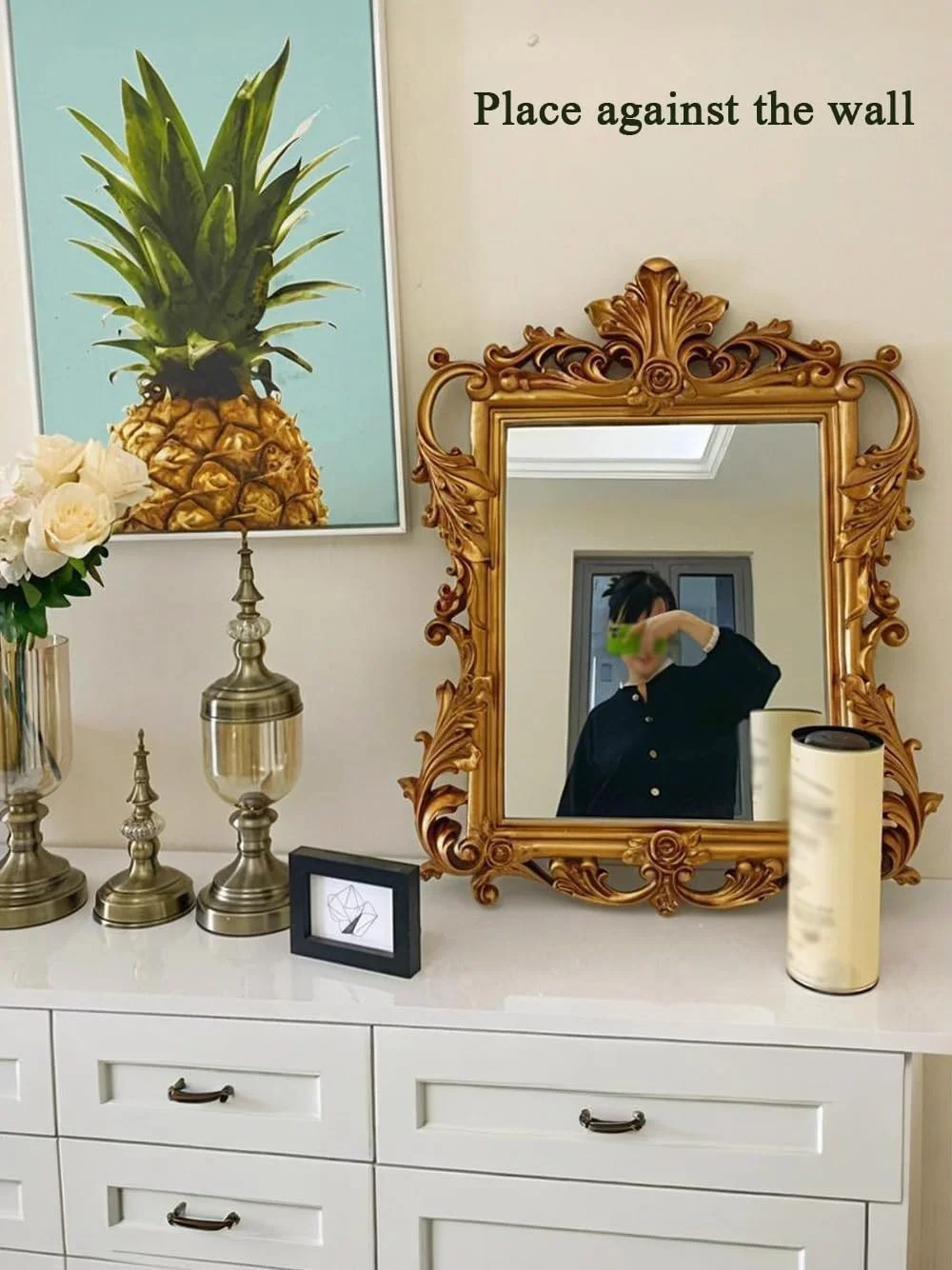 آینه تزئینی دیواری حمام HD بالای سینک - آینه آرایشی رومیزی عتیقه - سایزهای بزرگ/پرداخت های مختلف (شامپاین) آینه تزئینی دیواری حمام HD بالای سینک - آینه آرایشی رومیزی عتیقه - سایزهای بزرگ/پرداخت های مختلف (شامپاین)