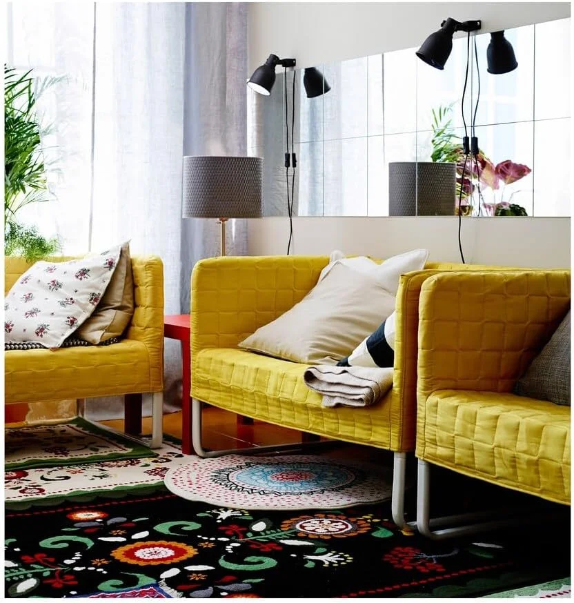 آینه دیواری مربعی BLODLÖNN، 30 x 30 سانتی متر، بسته 4 عددی شیشه ای آینه دیواری مربعی BLODLÖNN، 30 x 30 سانتی متر، بسته 4 عددی شیشه ای