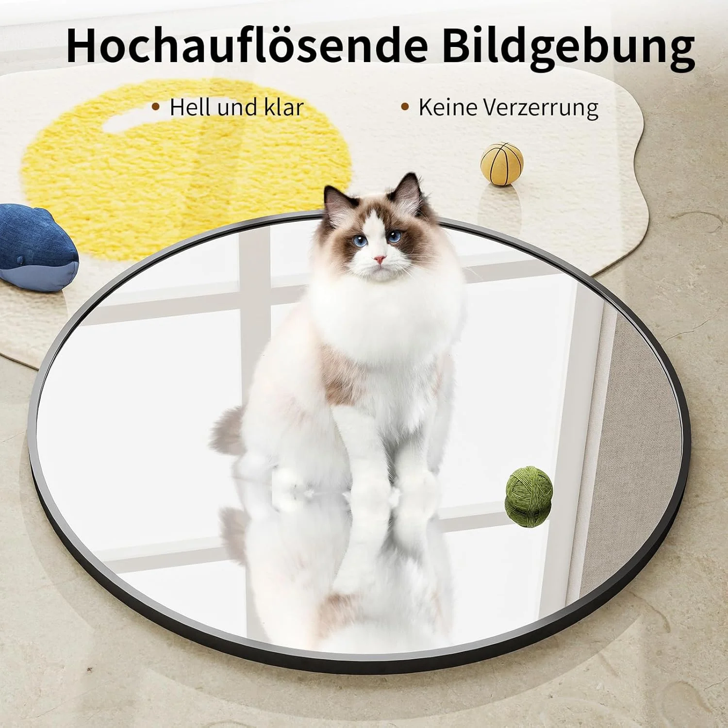 آینه دیواری گرد دکوراتیو BEAUTYPEAK با قطر 50 سانتی متر، مناسب برای حمام، میز آرایش، اتاق نشیمن، ورودی، آینه گرد با لبه قاب آلومینیومی زیبا آینه دیواری گرد دکوراتیو BEAUTYPEAK با قطر 50 سانتی متر، مناسب برای حمام، میز آرایش، اتاق نشیمن، ورودی، آینه گرد با لبه قاب آلومینیومی زیبا