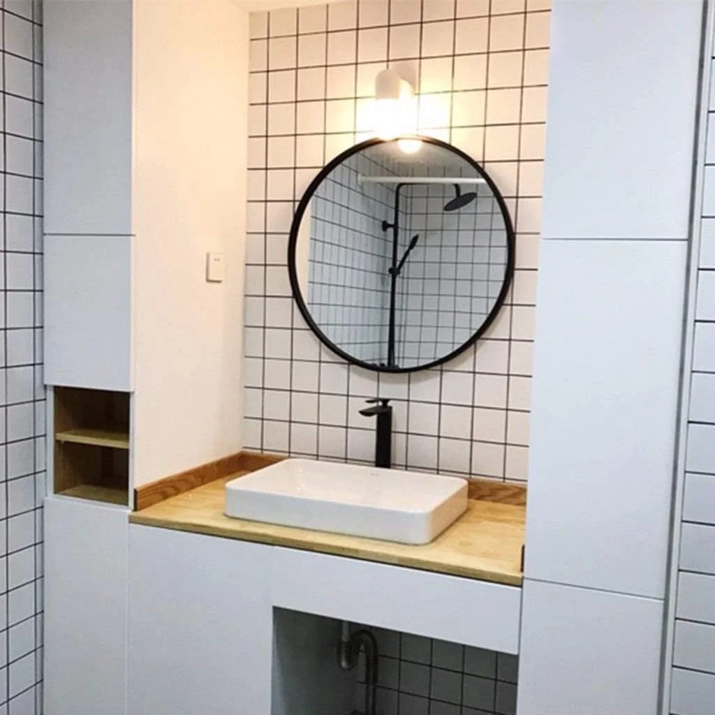 آینه دیواری فلزی آینه گرد آینه آرایشی آینه آرایش آینه حمام آینه تزئینی آینه آویز آینه گرد آینه خلاقانه (رنگ: مشکی، اندازه: قطر 70 سانتی متر (27 اینچ)) آینه دیواری فلزی آینه گرد آینه آرایشی آینه آرایش آینه حمام آینه تزئینی آینه آویز آینه گرد آینه خلاقانه (رنگ: مشکی، اندازه: قطر 70 سانتی متر (27 اینچ))