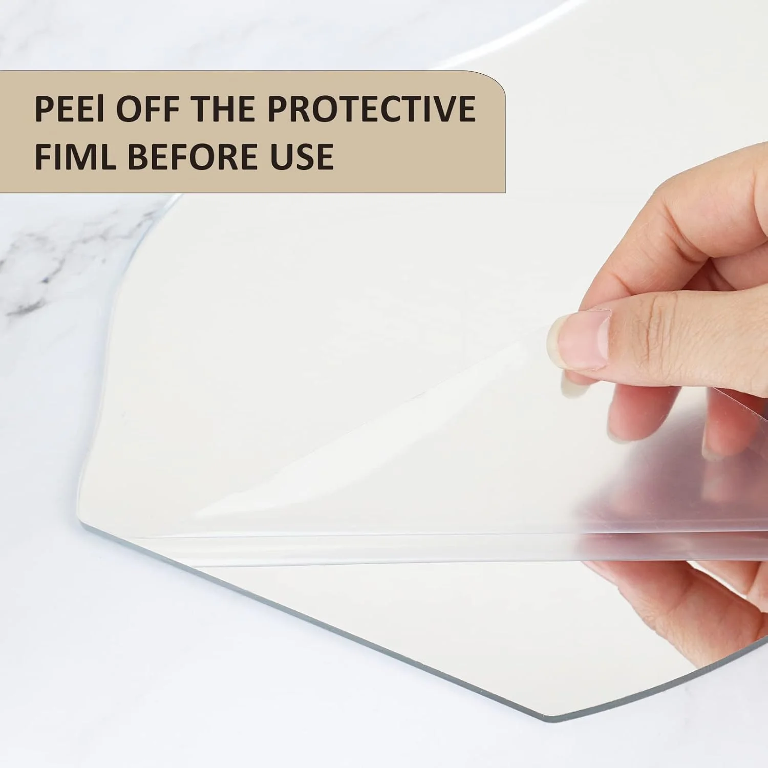 آینه آرایشی نامنظم و زیبای DaizySight بدون قاب، آینه های تزئینی رومیزی اکریلیک با پایه چوبی برای اتاق نشیمن، اتاق خواب و فضاهای مینیمال دکوراسیون منزل - طرح ابر