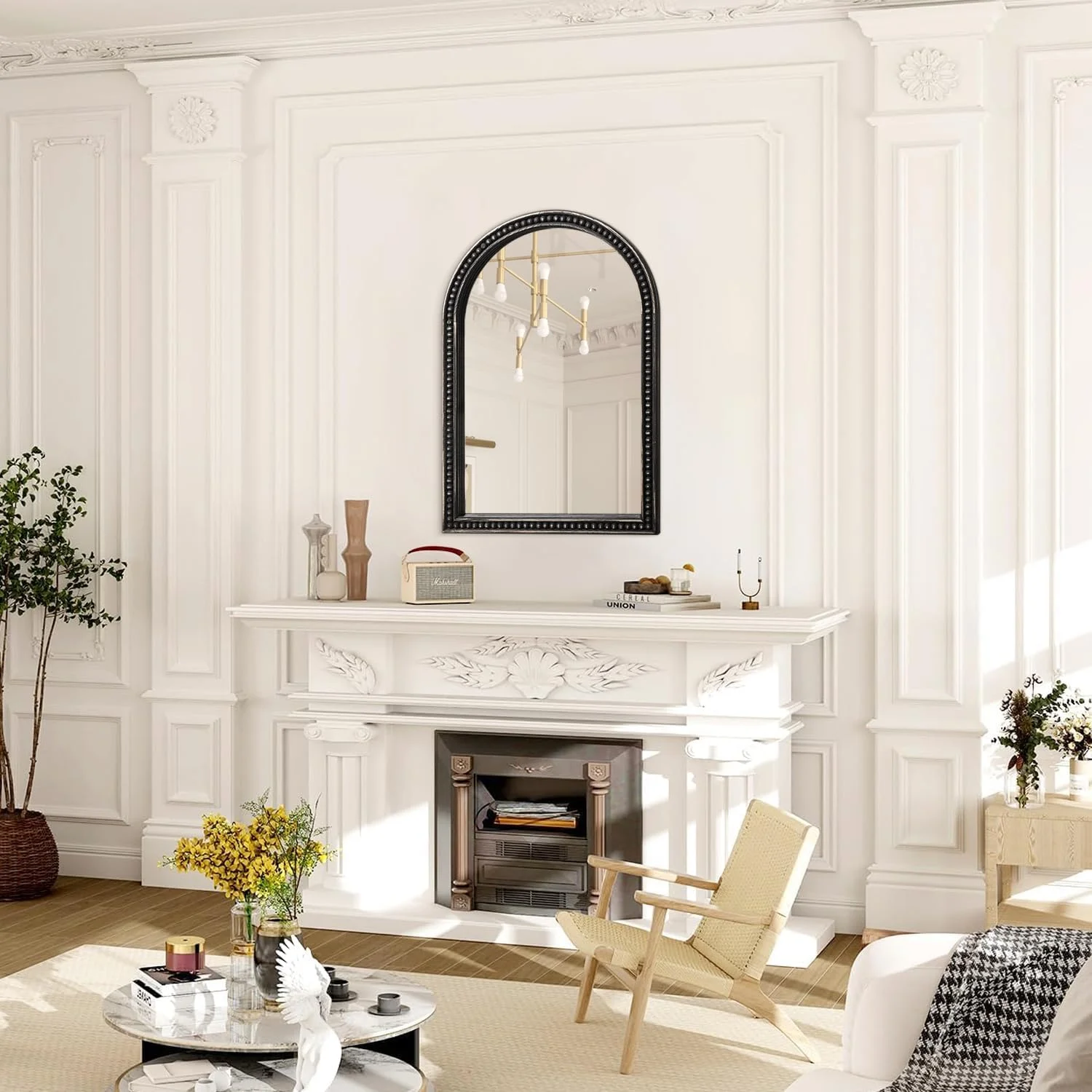 آینه قدی کمانی JJUUYOU، آینه های تزئینی کمانی برای نصب روی دیوار، آینه روشویی 65x45 سانتی متر، آینه های دیواری با قاب چوبی کمانی بزرگ برای حمام، اتاق خواب، اتاق نشیمن، مشکی قدیمی آینه قدی کمانی JJUUYOU، آینه های تزئینی کمانی برای نصب روی دیوار، آینه روشویی 65x45 سانتی متر، آینه های دیواری با قاب چوبی کمانی بزرگ برای حمام، اتاق خواب، اتاق نشیمن، مشکی قدیمی