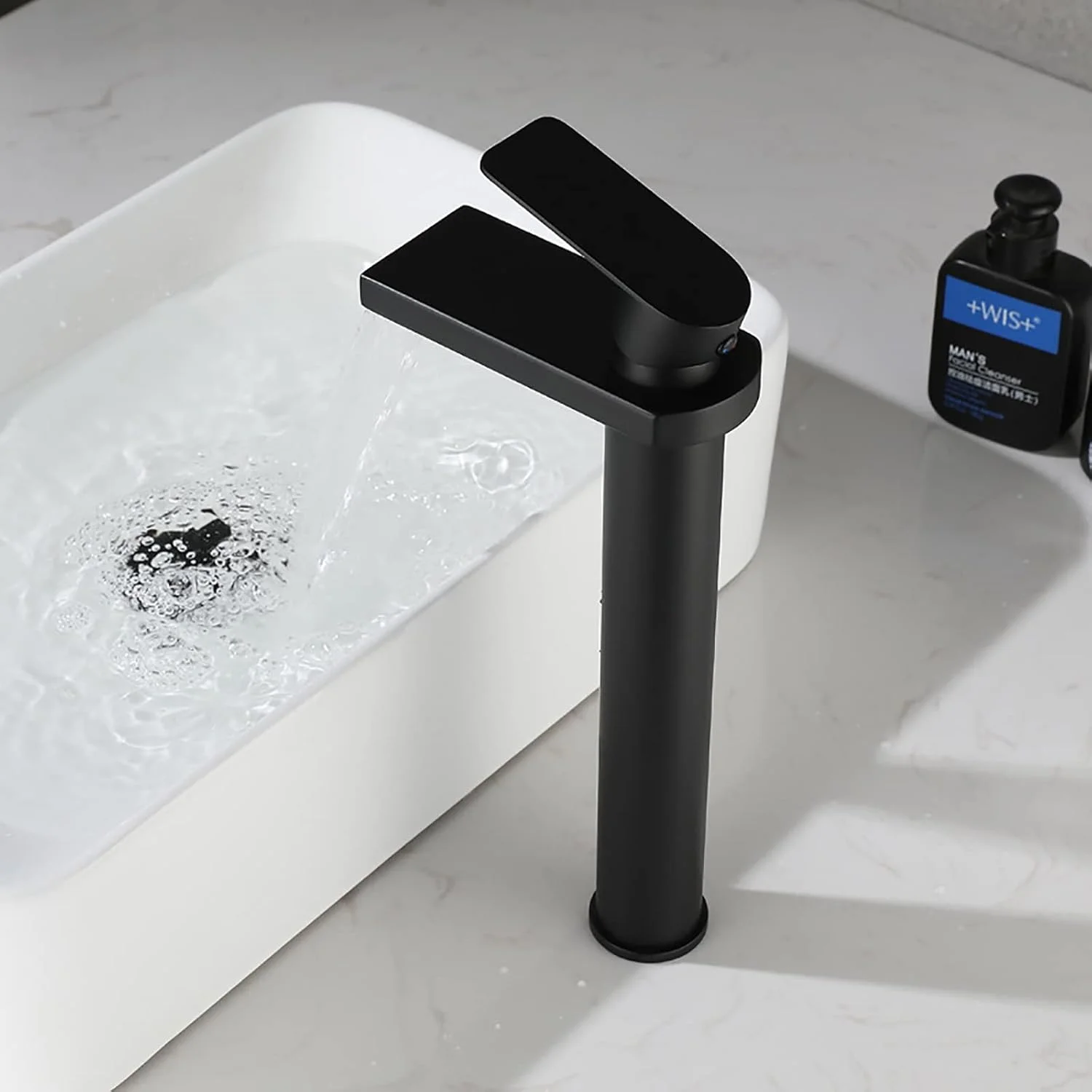 شیر آب دستشویی بلند نیکسون، شیر آب سینک دستشویی آبشاری، شیر مخلوط کننده پایه دار سینک، شیر آب سینک ظرفشویی استیل ضد زنگ 304 تک اهرمی (مشکی مات) شیر آب دستشویی بلند نیکسون، شیر آب سینک دستشویی آبشاری، شیر مخلوط کننده پایه دار سینک، شیر آب سینک ظرفشویی استیل ضد زنگ 304 تک اهرمی (مشکی مات)