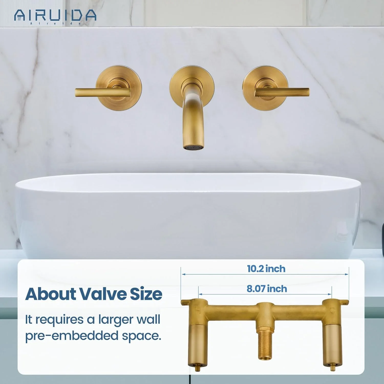 شیر روشویی دیواری سه سوراخه برنجی عتیقه ایروئیدا، شیر روشویی دو دسته، شیر پرکن وان دیواری شیر روشویی دیواری سه سوراخه برنجی عتیقه ایروئیدا، شیر روشویی دو دسته، شیر پرکن وان دیواری