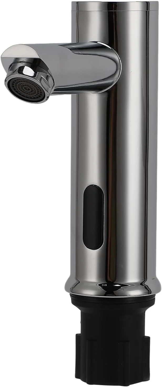 شیر آب روشویی بدون لمس، شیر آب سنسور حرکتی اتوماتیک مادون قرمز با باتری و فیلتر، شیر آب فعال با حرکت برای روشویی فضاهای تجاری