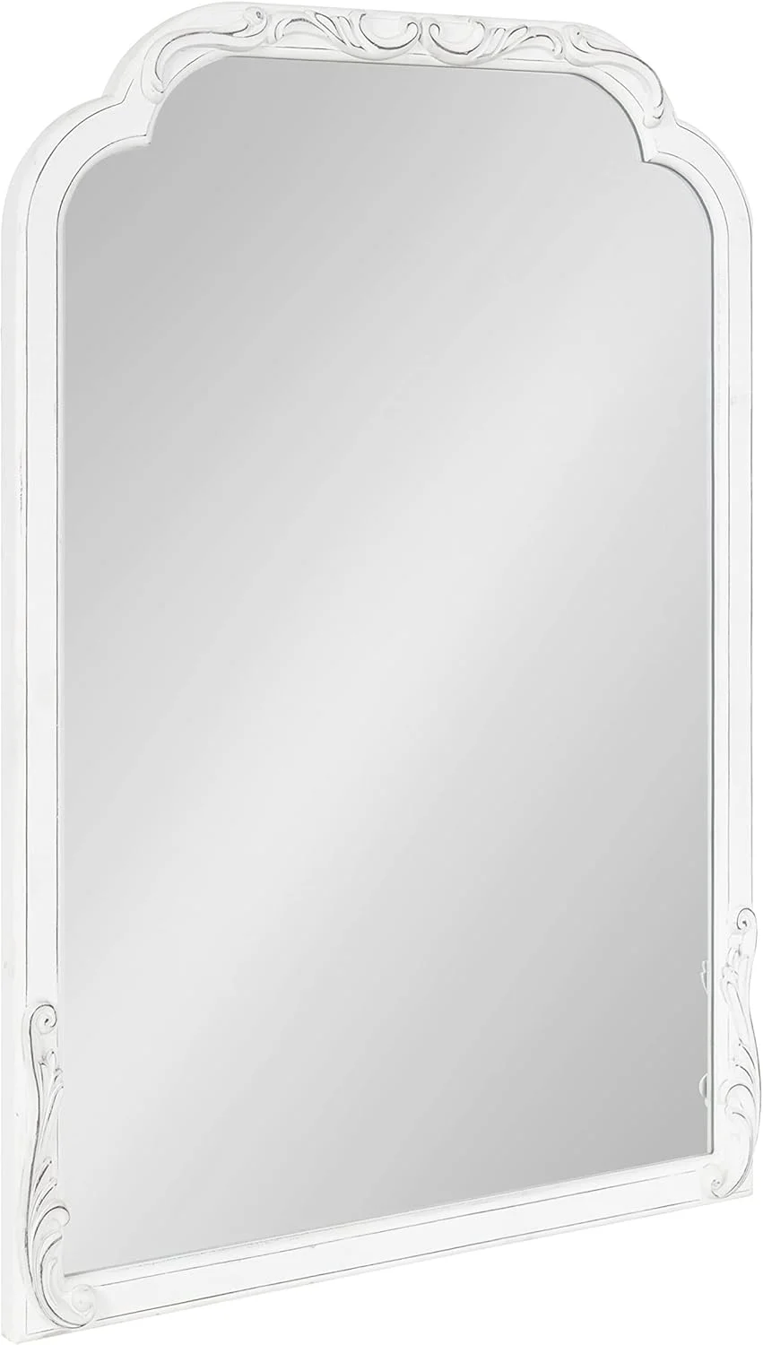 آینه قدی کمانی دکوراتیو طرحدار Kate and Laurel Fraimont با جزئیات تزئینی و پرداخت کهنه کاری شده، 61x86 سانتی متر، سفید آینه قدی کمانی دکوراتیو طرحدار Kate and Laurel Fraimont با جزئیات تزئینی و پرداخت کهنه کاری شده، 61x86 سانتی متر، سفید
