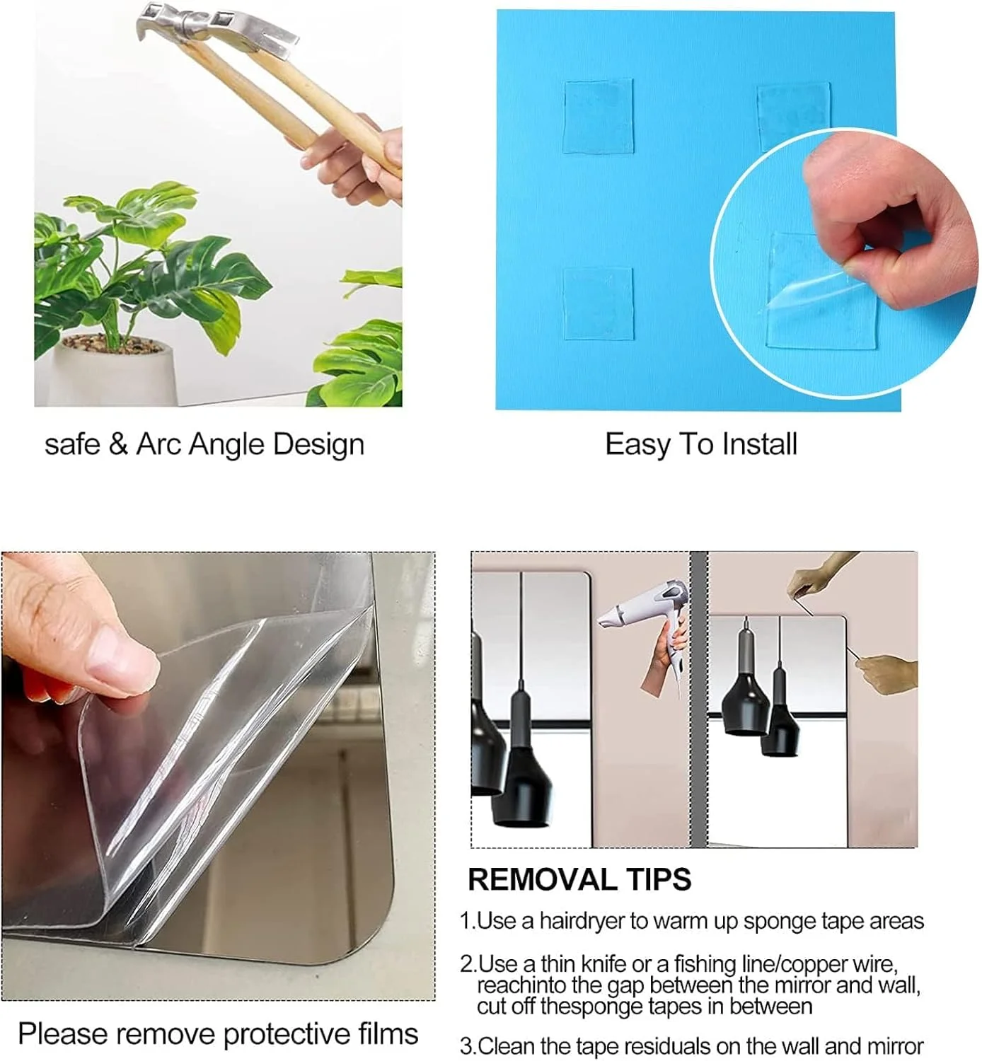 کاشی آینه دیواری تمام قد خزنه، 20x20 سانتی متر، 4 عدد آینه اکریلیک دیواری، آینه ایمنی غیر شیشه ای مناسب برای اتاق بازی کودکان، قابل استفاده به عنوان آینه خوابگاه، آینه درب، آینه باشگاه کاشی آینه دیواری تمام قد خزنه، 20x20 سانتی متر، 4 عدد آینه اکریلیک دیواری، آینه ایمنی غیر شیشه ای مناسب برای اتاق بازی کودکان، قابل استفاده به عنوان آینه خوابگاه، آینه درب، آینه باشگاه